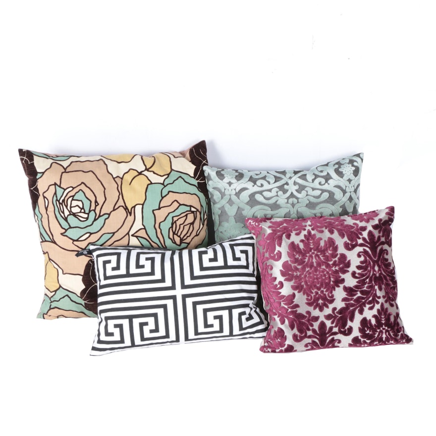 Patterned Accent Pillows including Rodeo Home