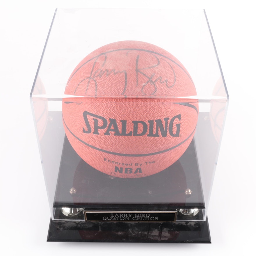 Larry Bird Autographed Basketball - JSA LOA