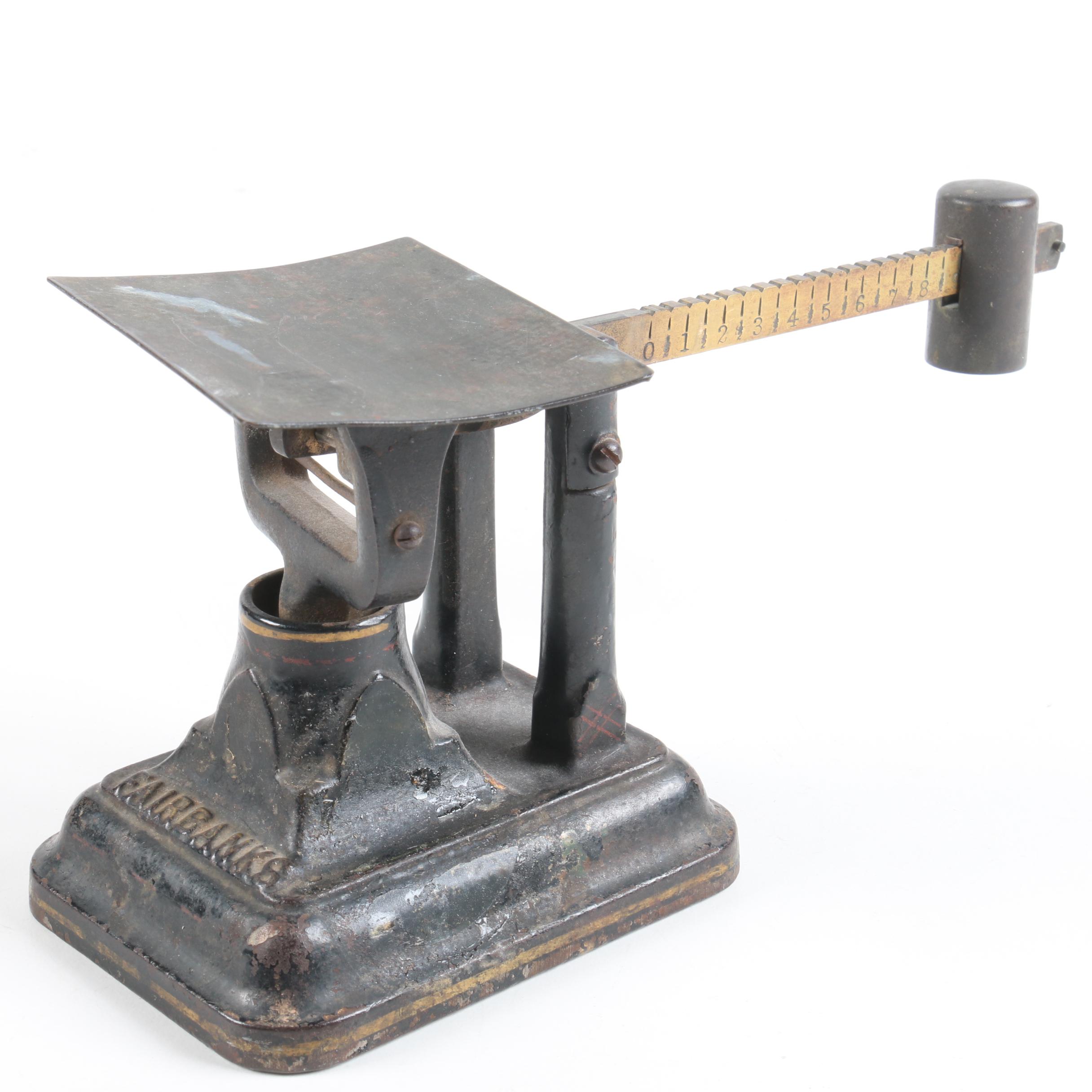 Fairbanks Unequal Arm Balance Scale
