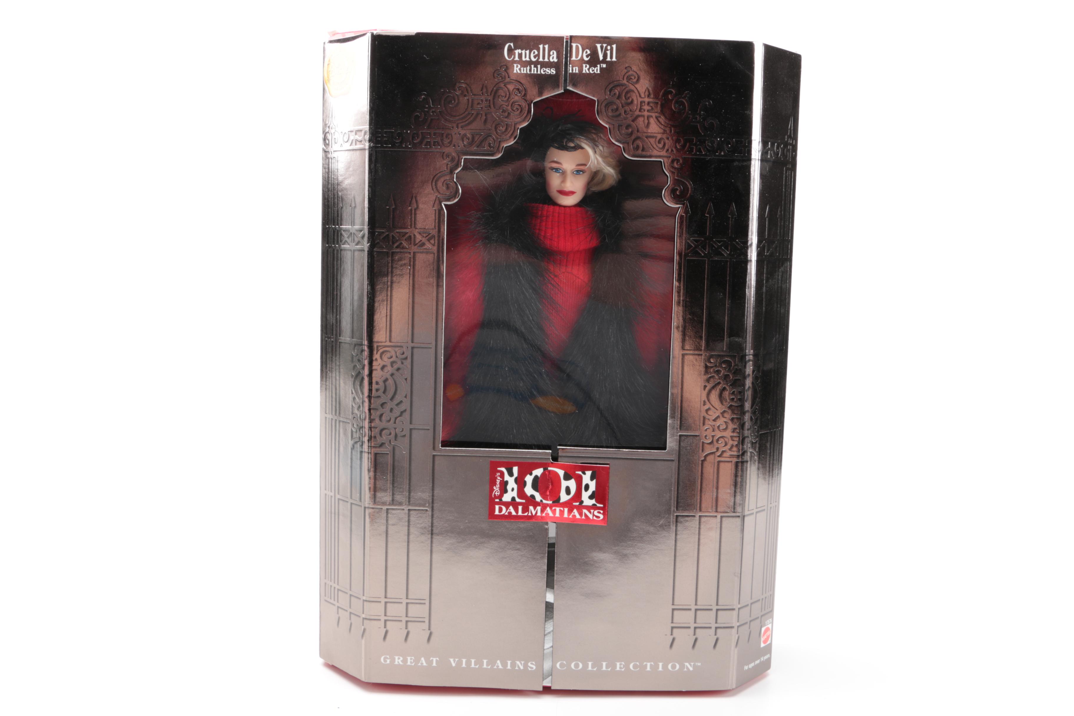 Special Edition Barbie Dolls Including Cruella De Vil