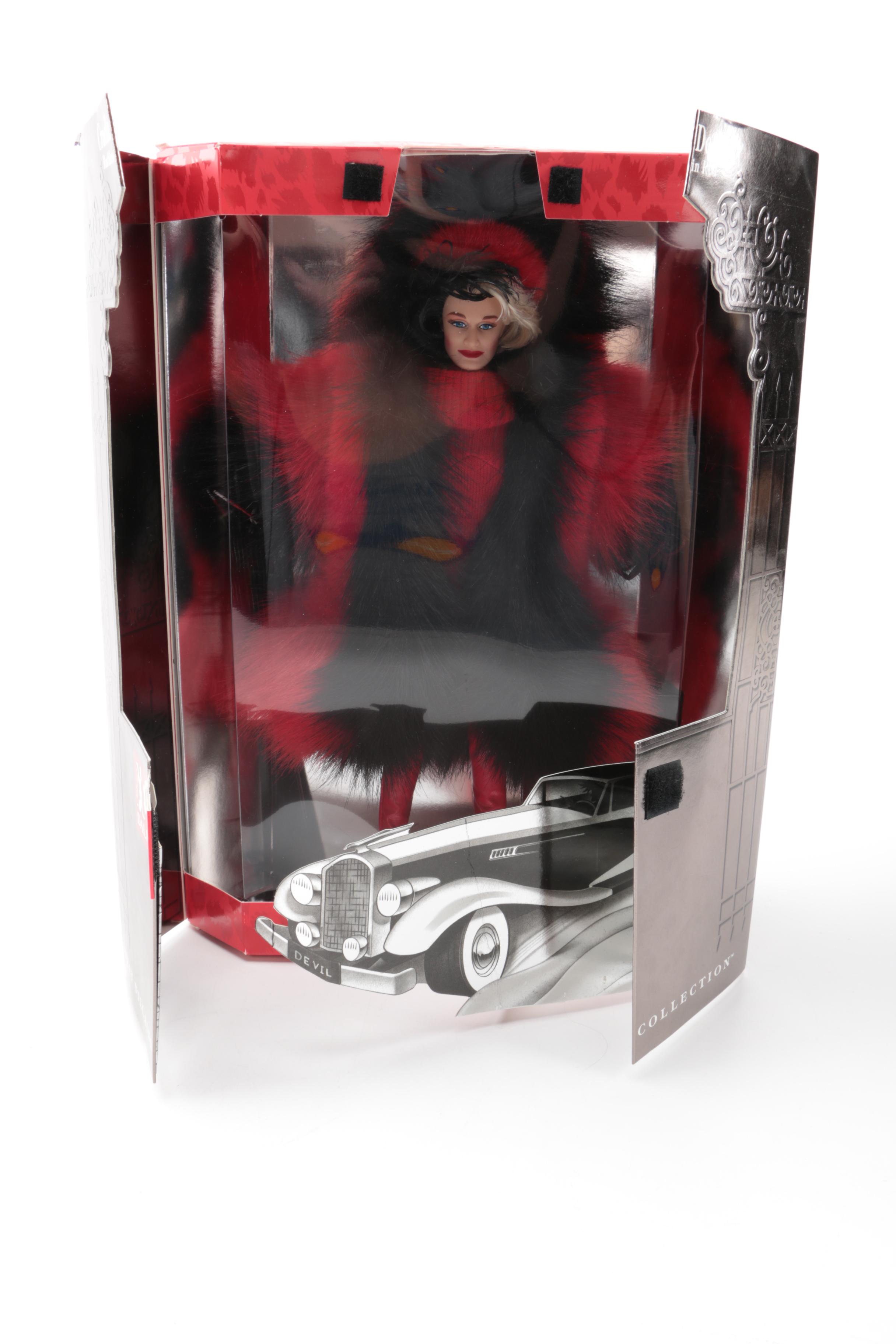 Special Edition Barbie Dolls Including Cruella De Vil
