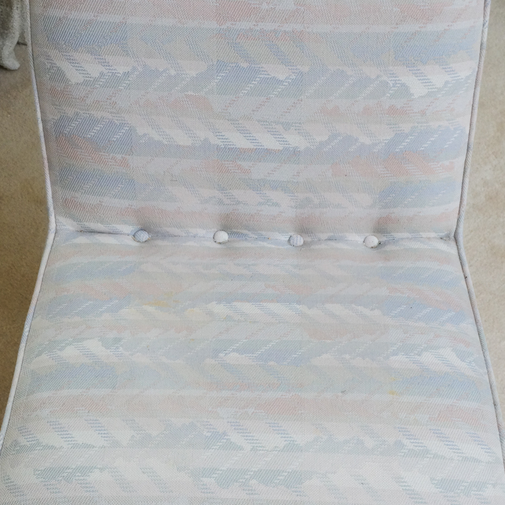 Modern Style Low Back Chairs with Contemporary Upholstery