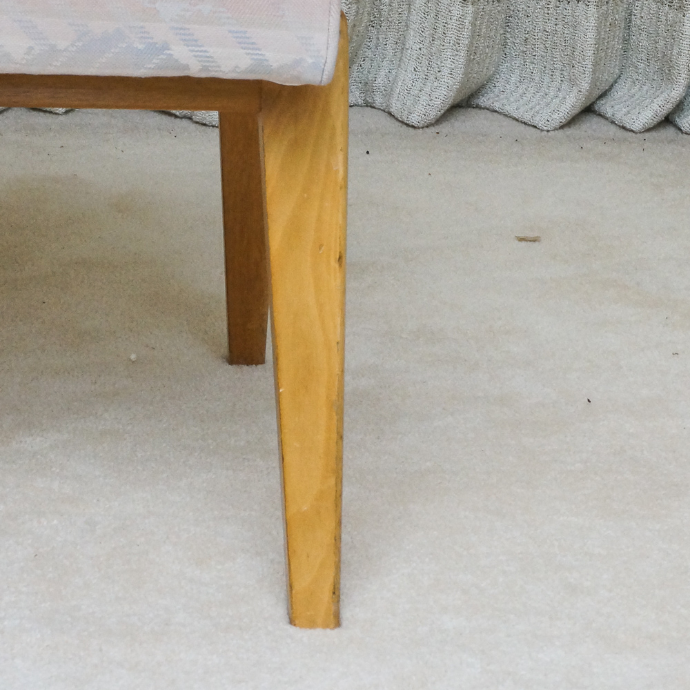 Modern Style Low Back Chairs with Contemporary Upholstery