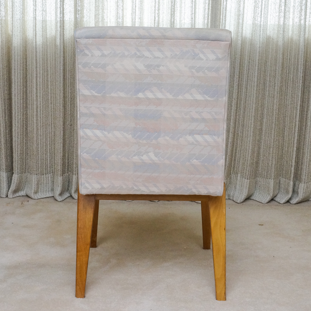 Modern Style Low Back Chairs with Contemporary Upholstery