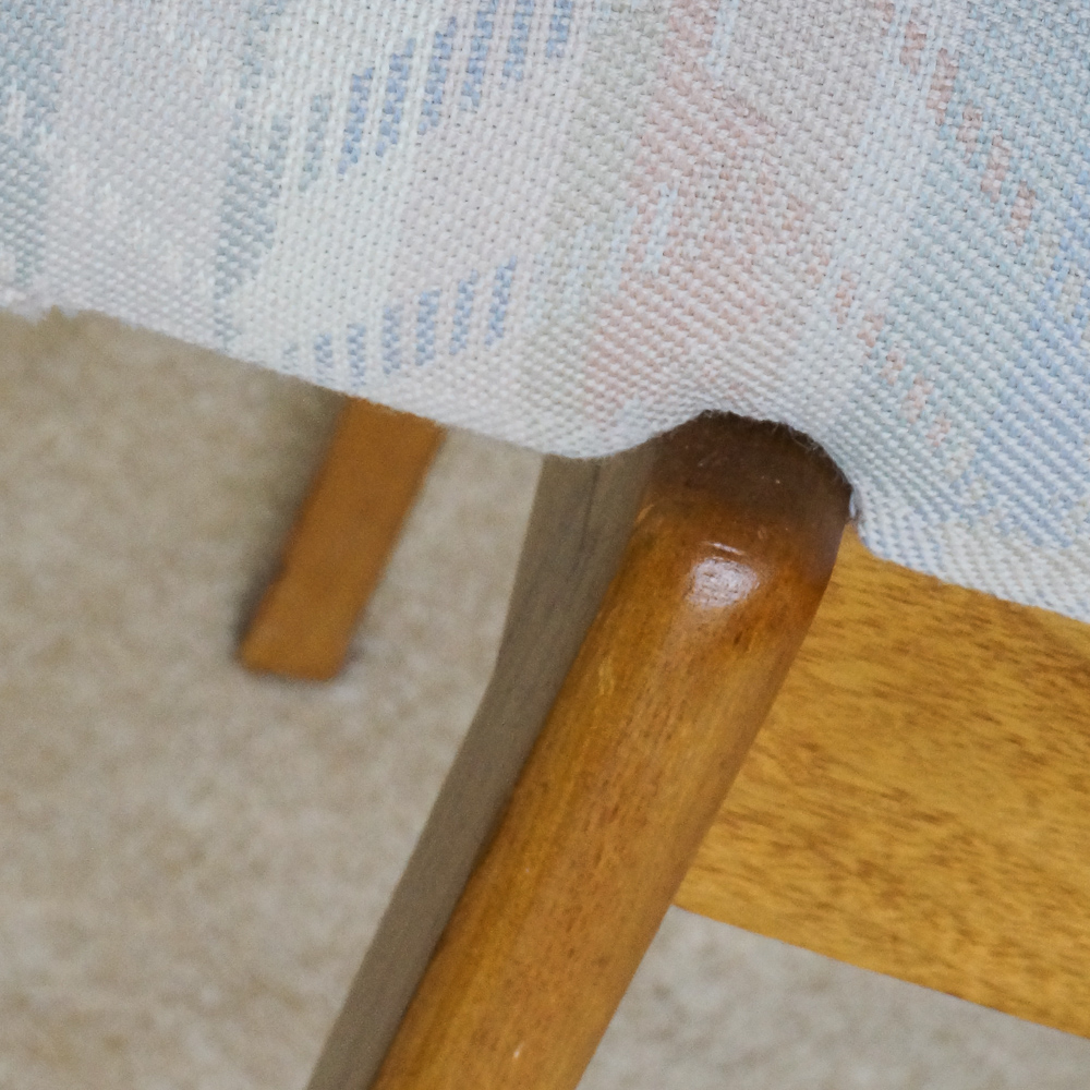 Modern Style Low Back Chairs with Contemporary Upholstery