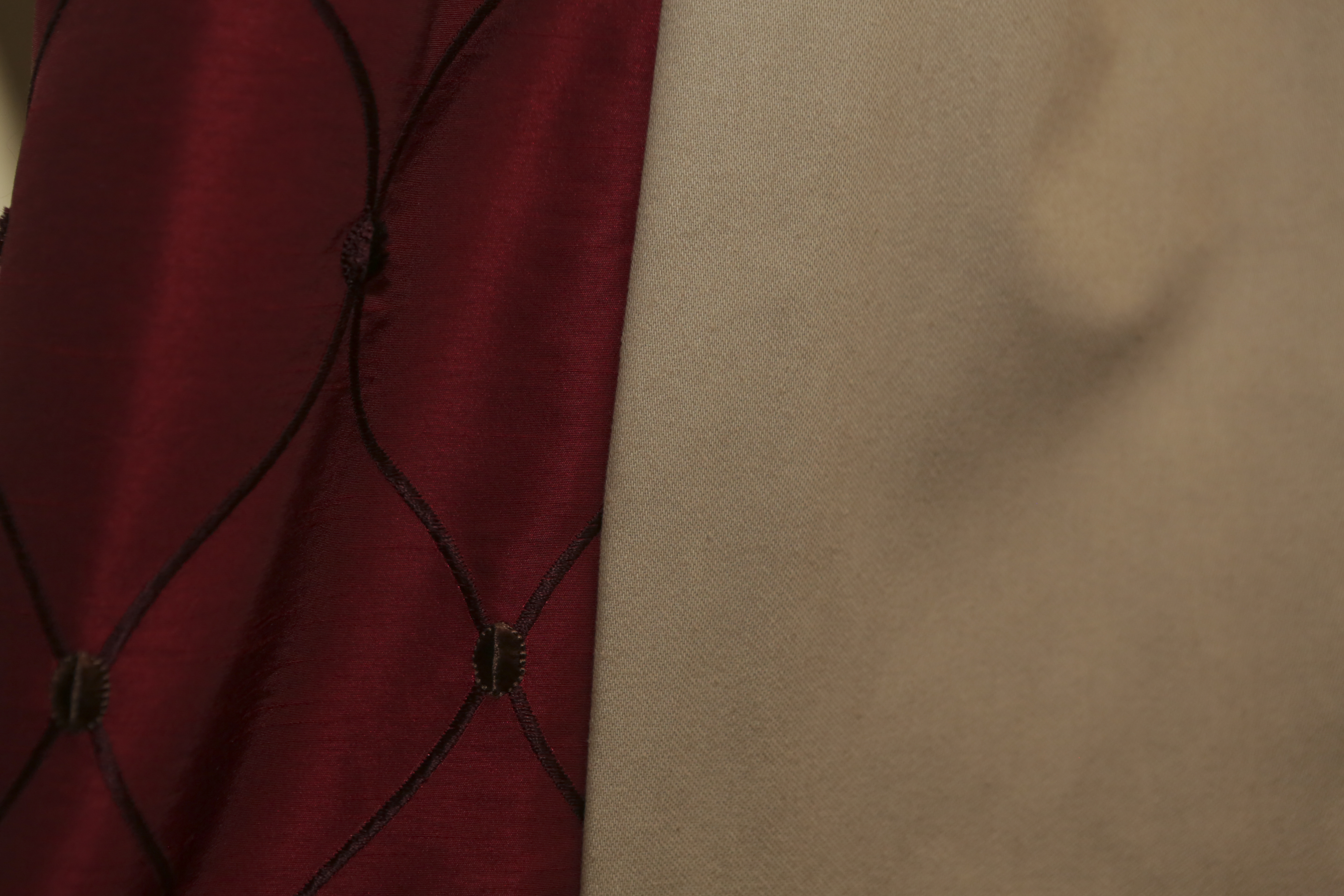 Custom Designer Drapery Panels and Swag Valances