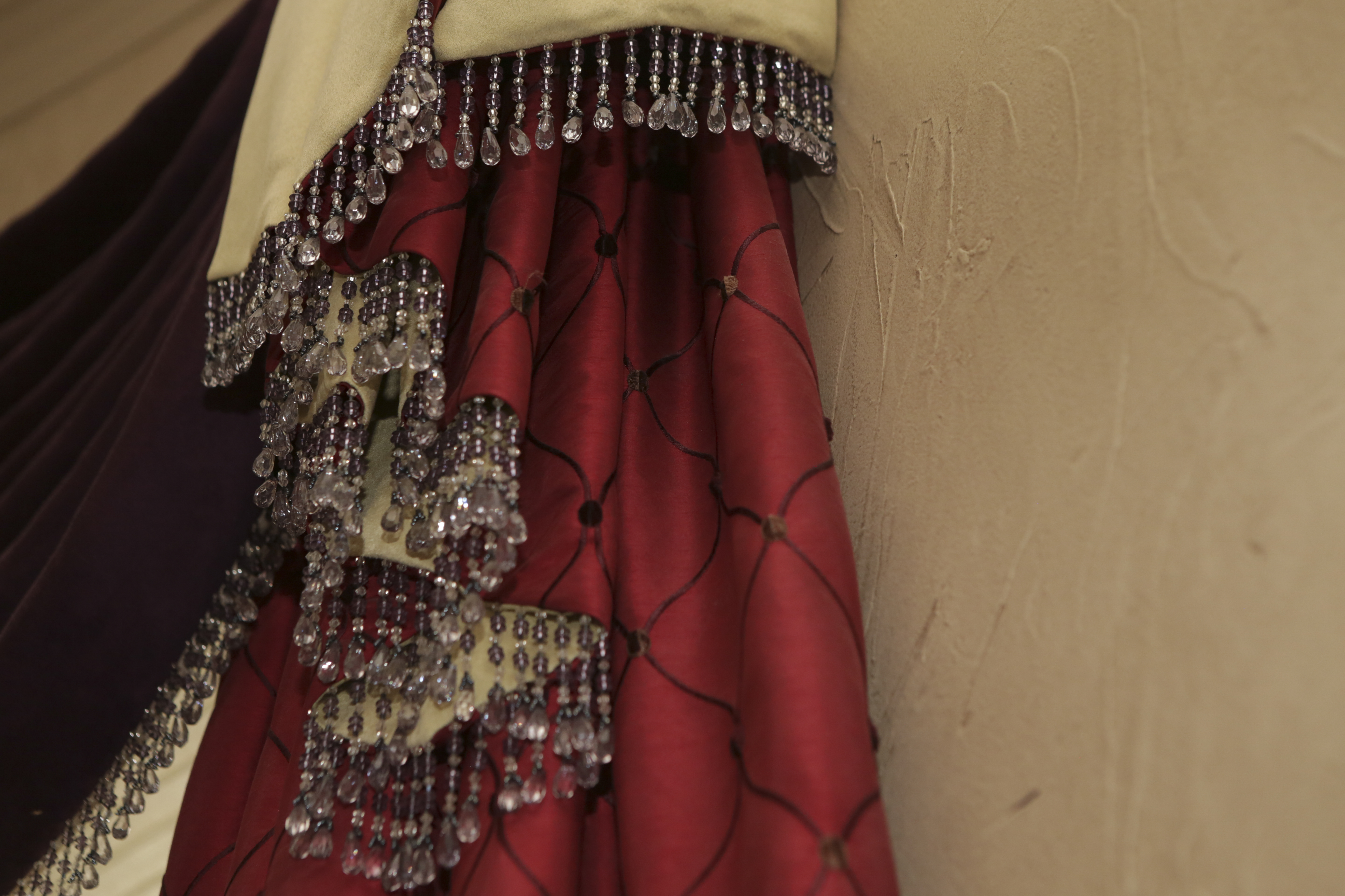 Custom Designer Drapery Panels and Swag Valances