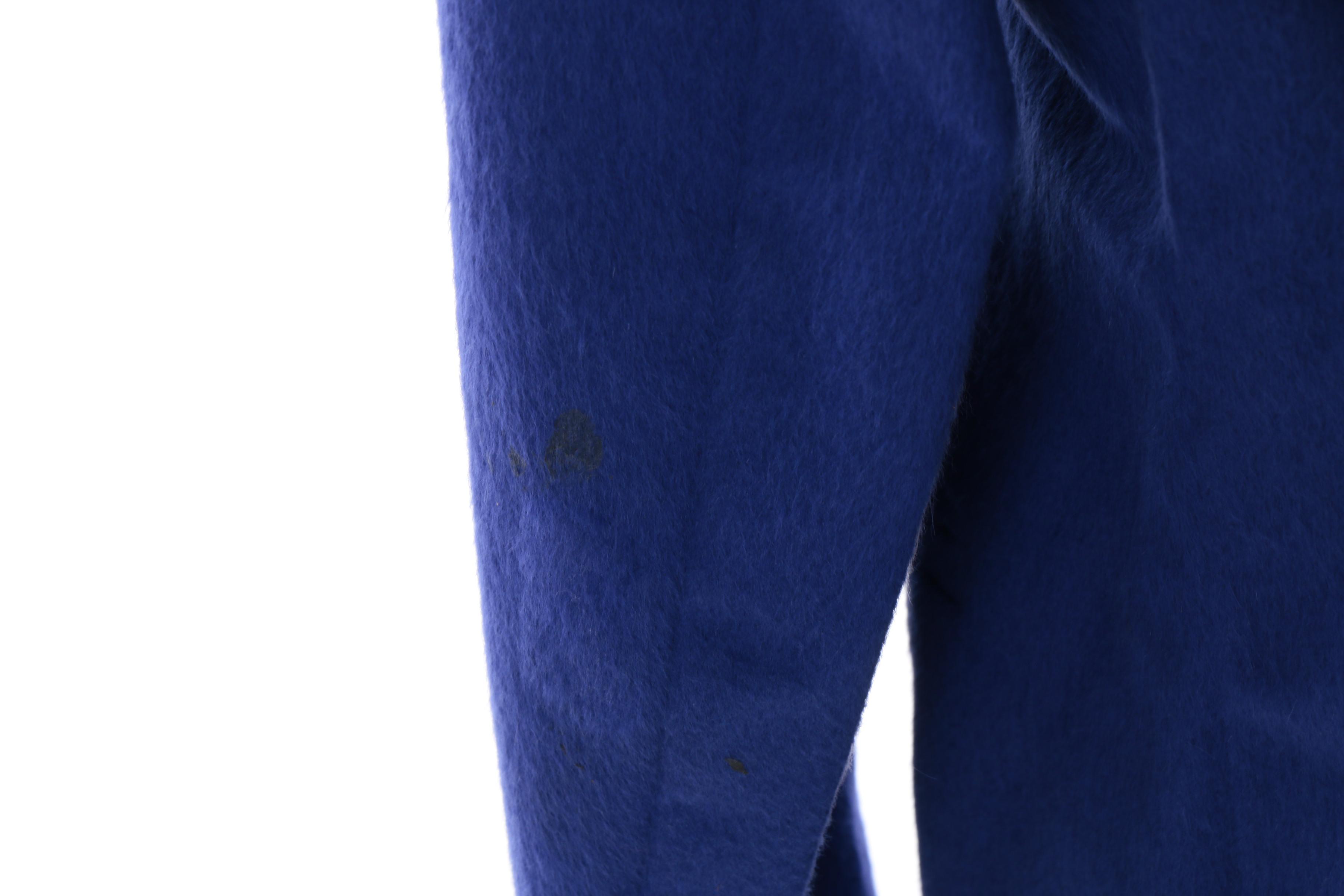 Men's Vintage Gianni Versace Purple Angora Wool Suit Jacket