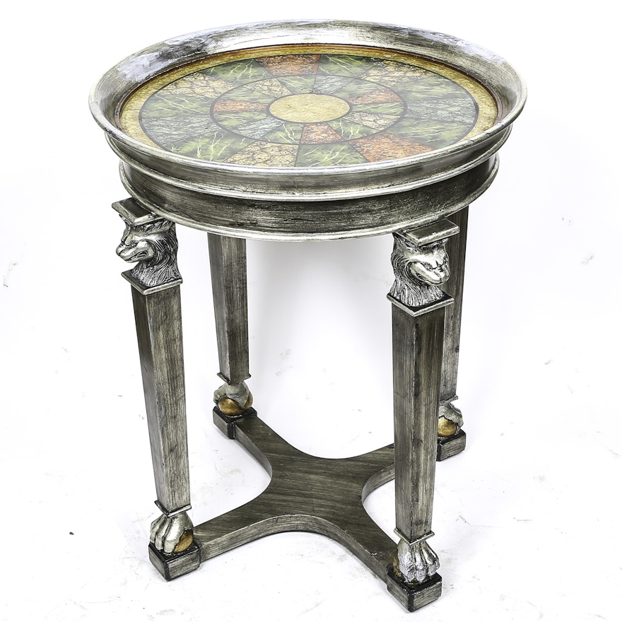 Neoclassical Style Tray Table