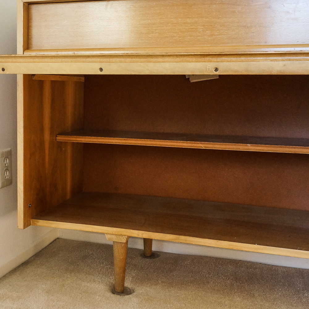 Mid Century Modern Walnut Credenza