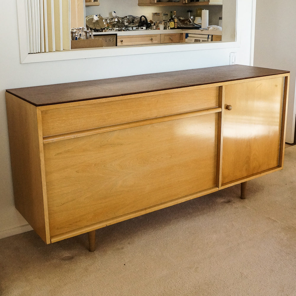Mid Century Modern Walnut Credenza