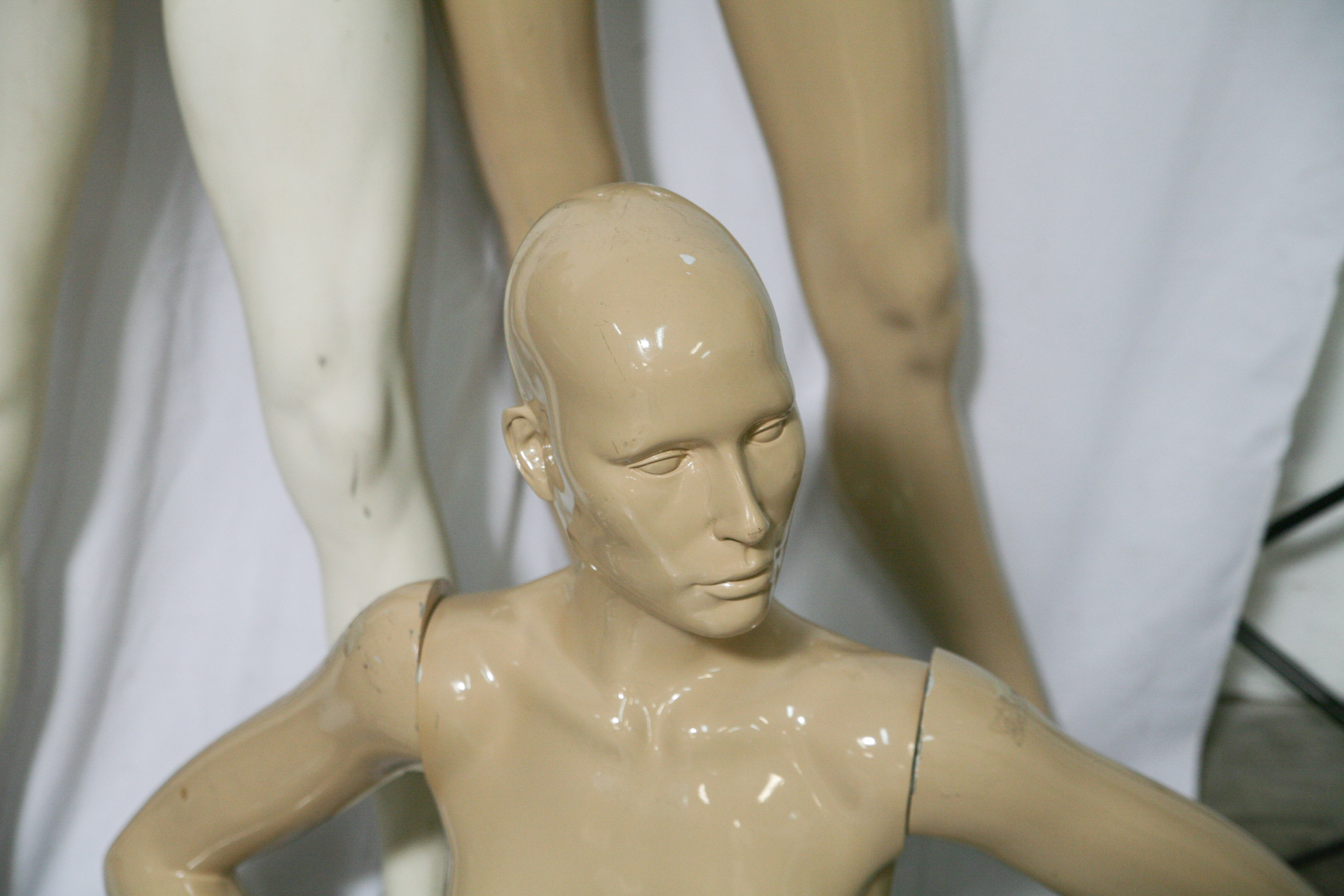 Female Mannequins and Clothing Hangers