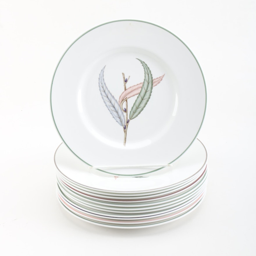 Royal Worcester "Pussy Willow" Plates