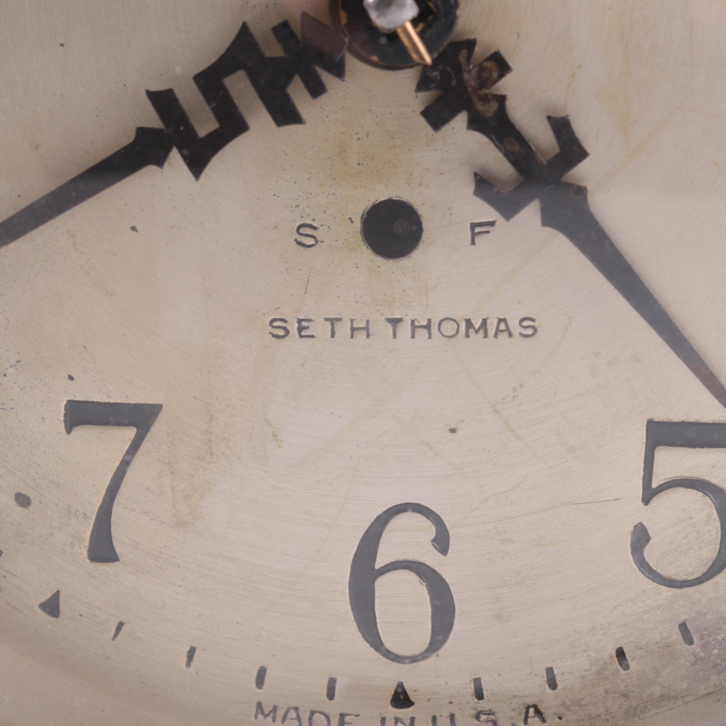 Vintage Seth Thomas "Sentinel #10" Eight Day Mantel Clock