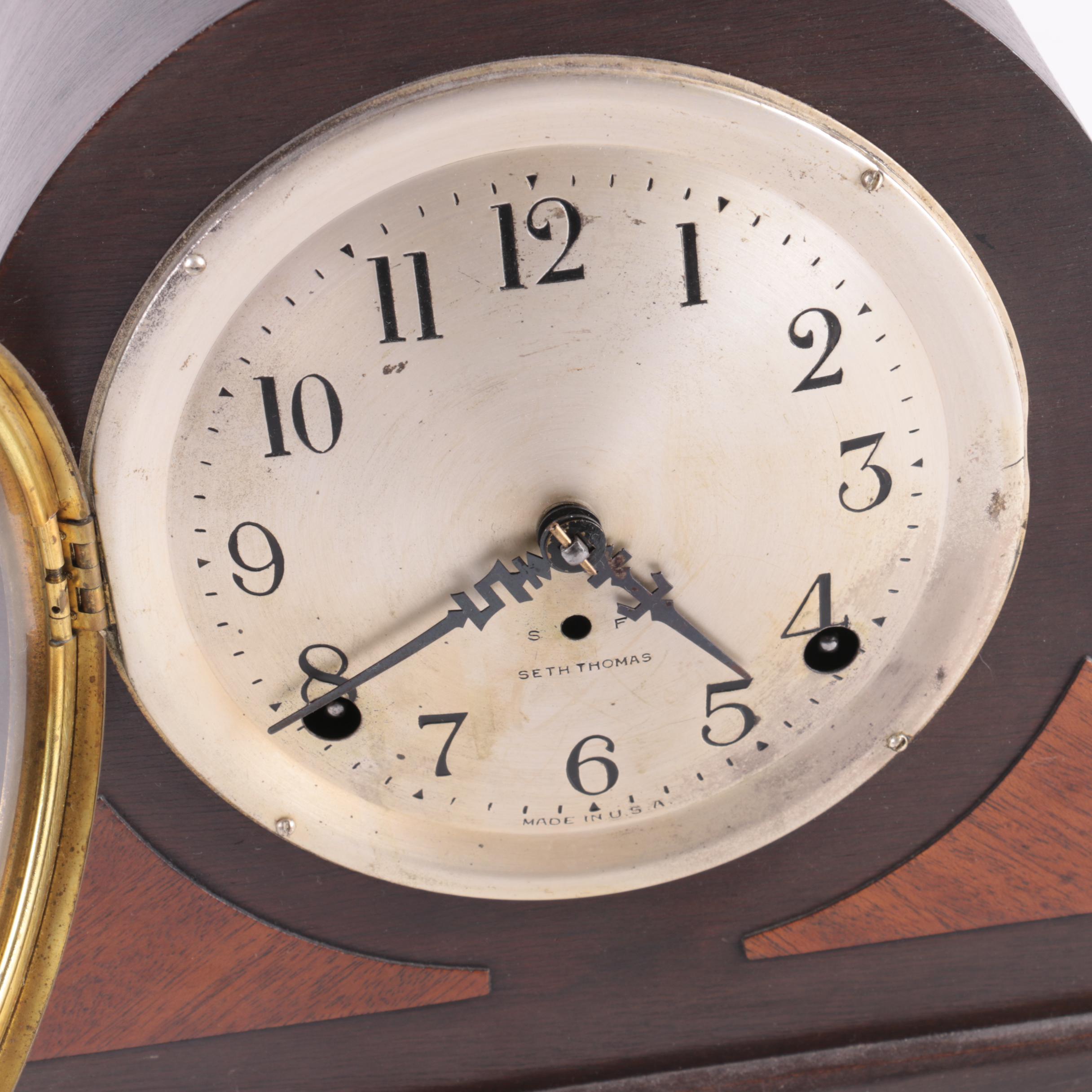 Vintage Seth Thomas "Sentinel #10" Eight Day Mantel Clock