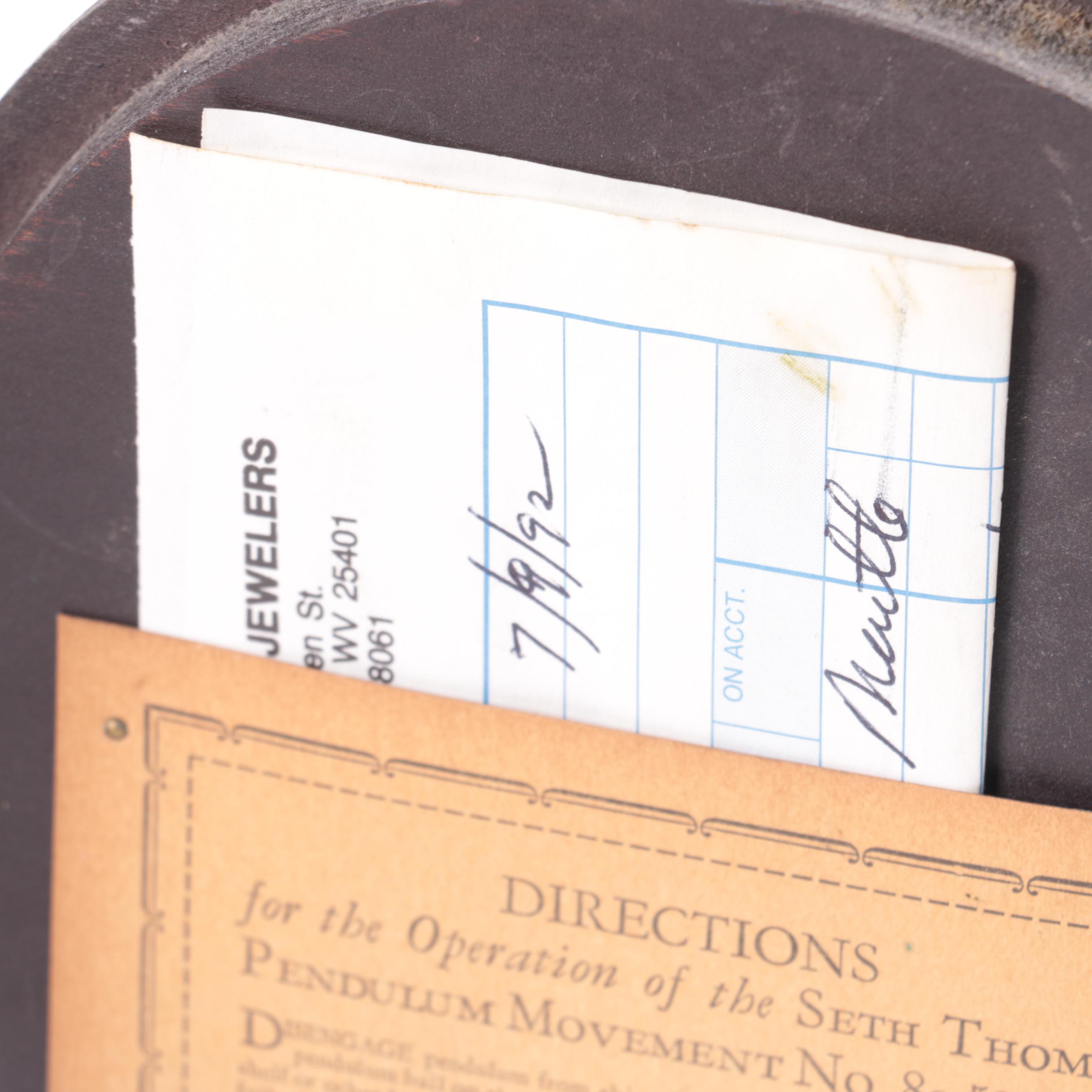 Vintage Seth Thomas "Sentinel #10" Eight Day Mantel Clock