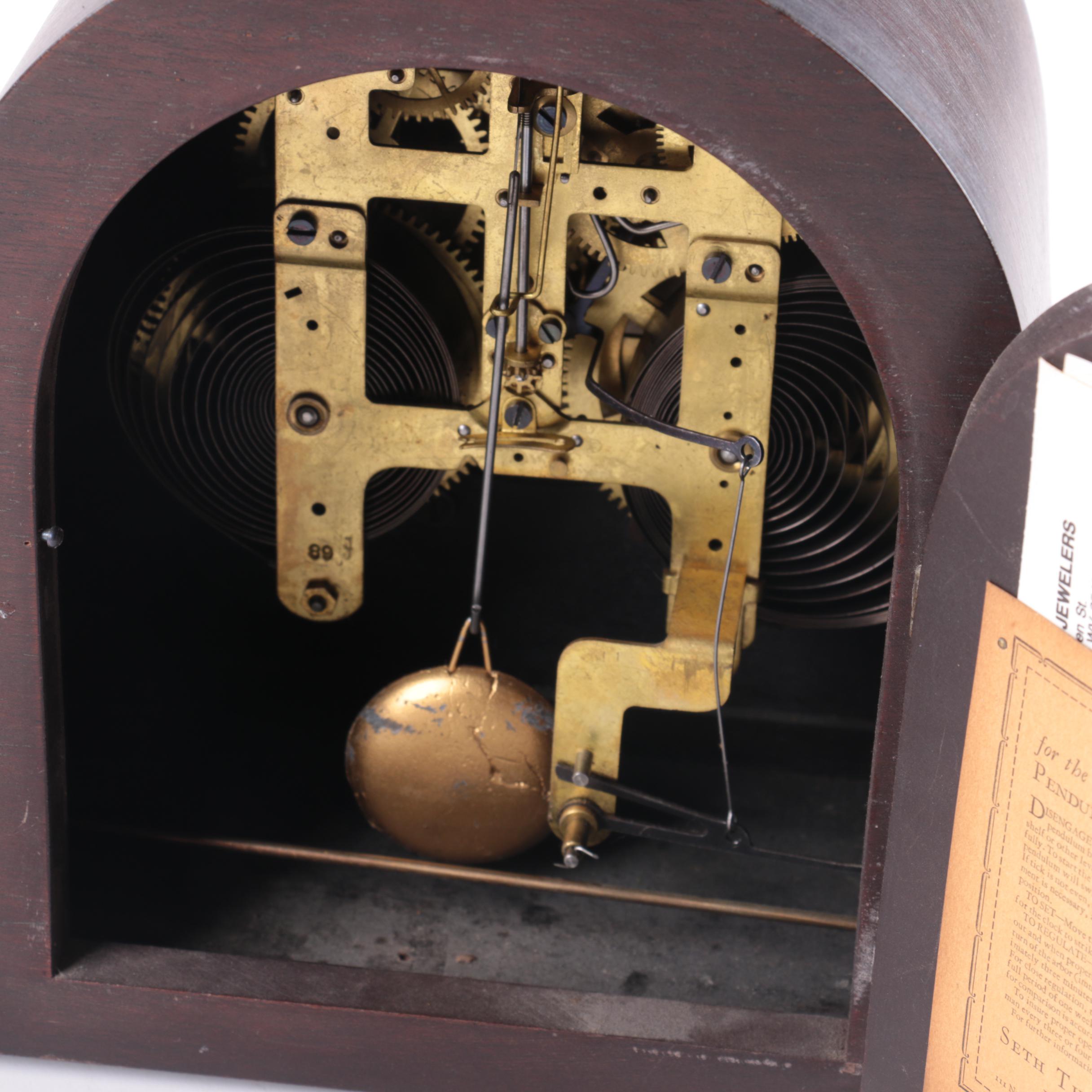 Vintage Seth Thomas "Sentinel #10" Eight Day Mantel Clock