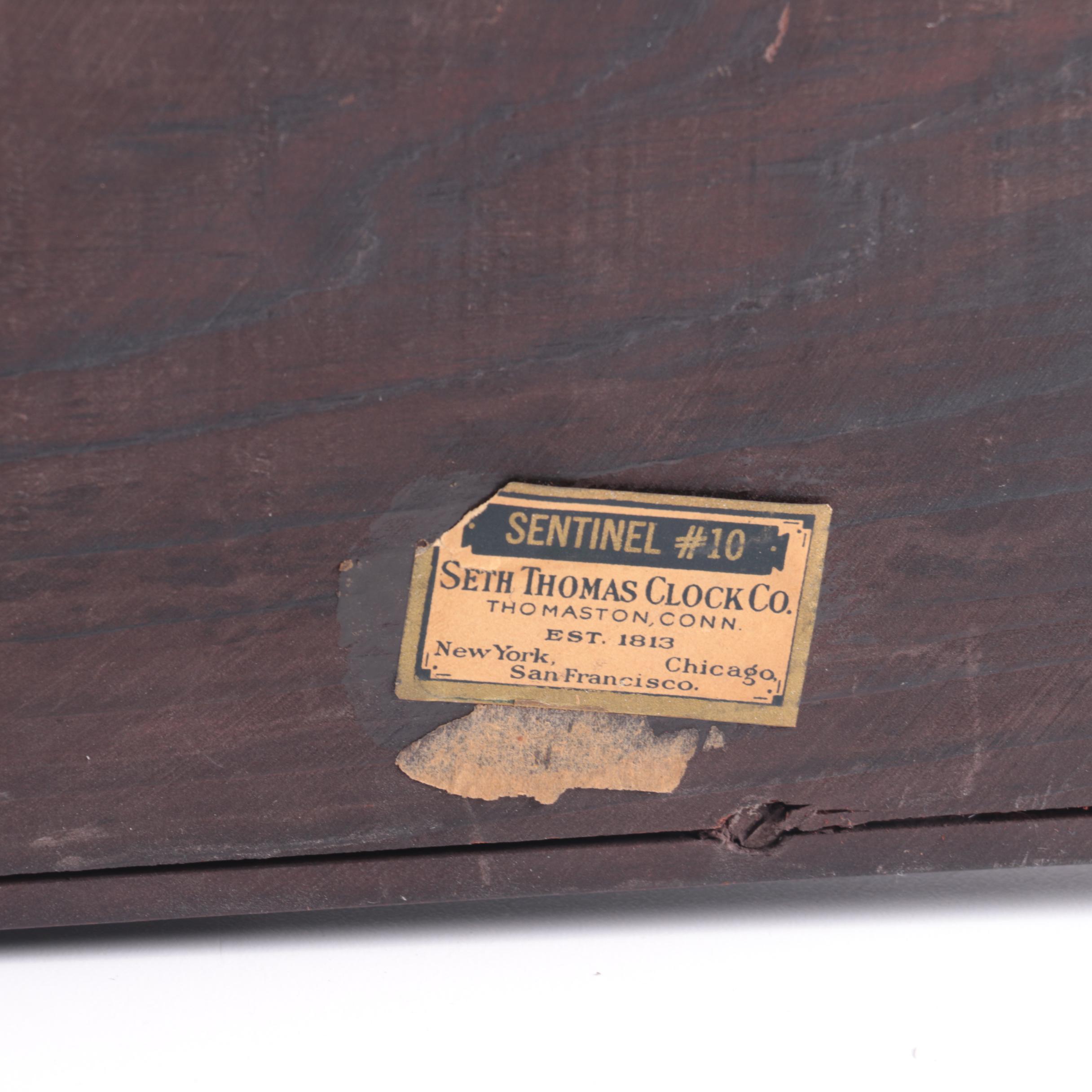 Vintage Seth Thomas "Sentinel #10" Eight Day Mantel Clock