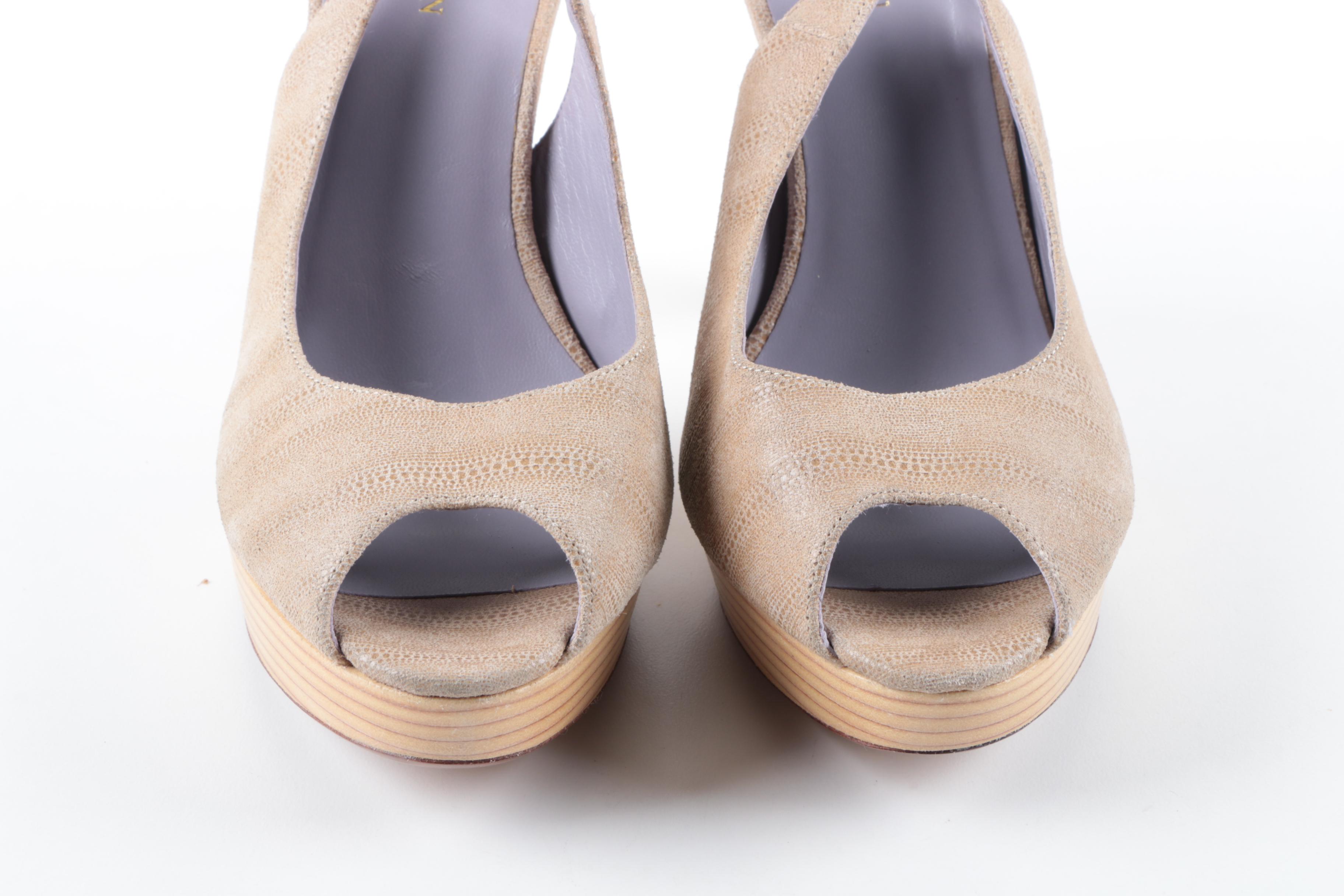 Cole Haan Peep-Toe Slingback Heels by Nike Air