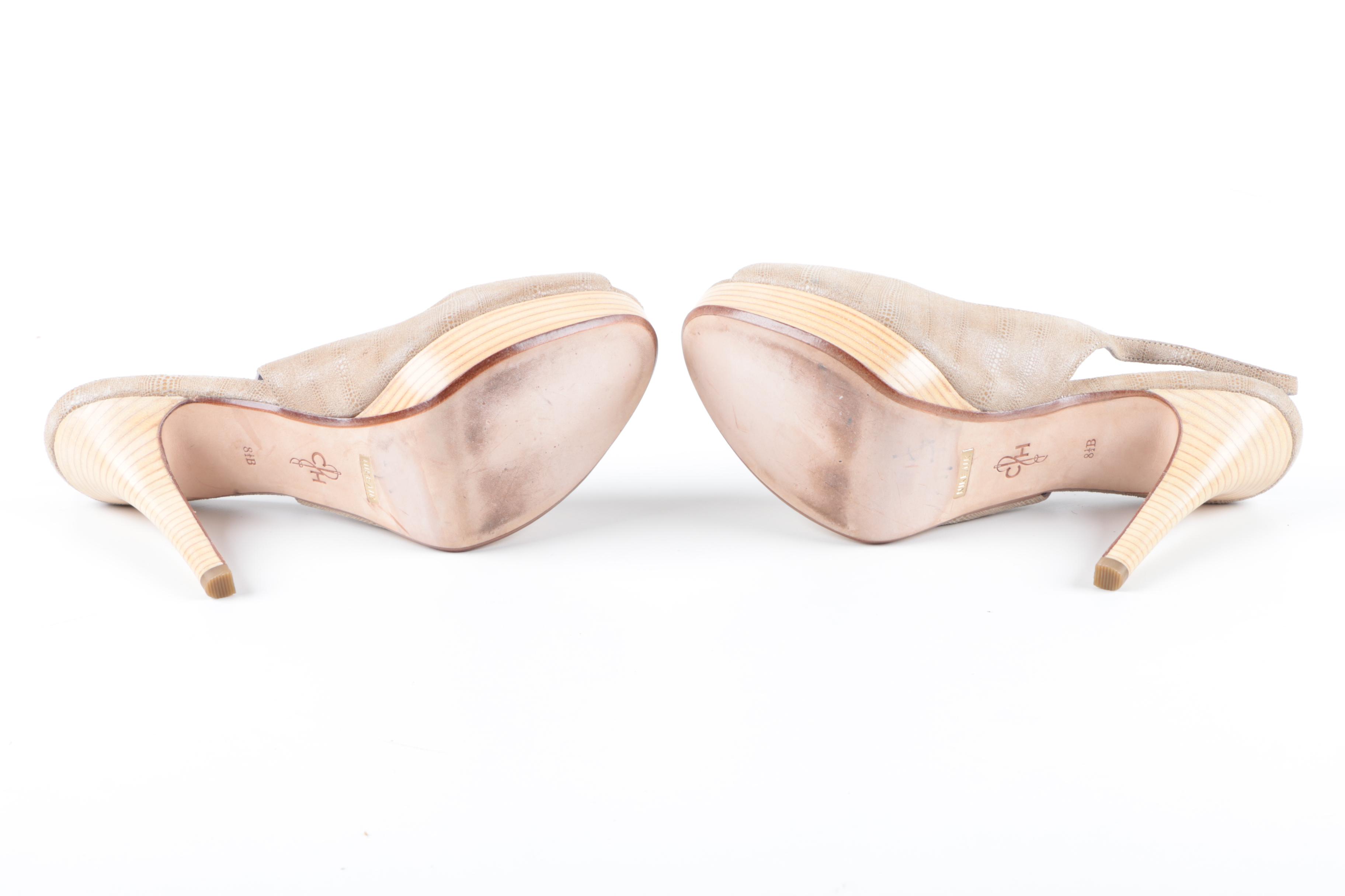 Cole Haan Peep-Toe Slingback Heels by Nike Air