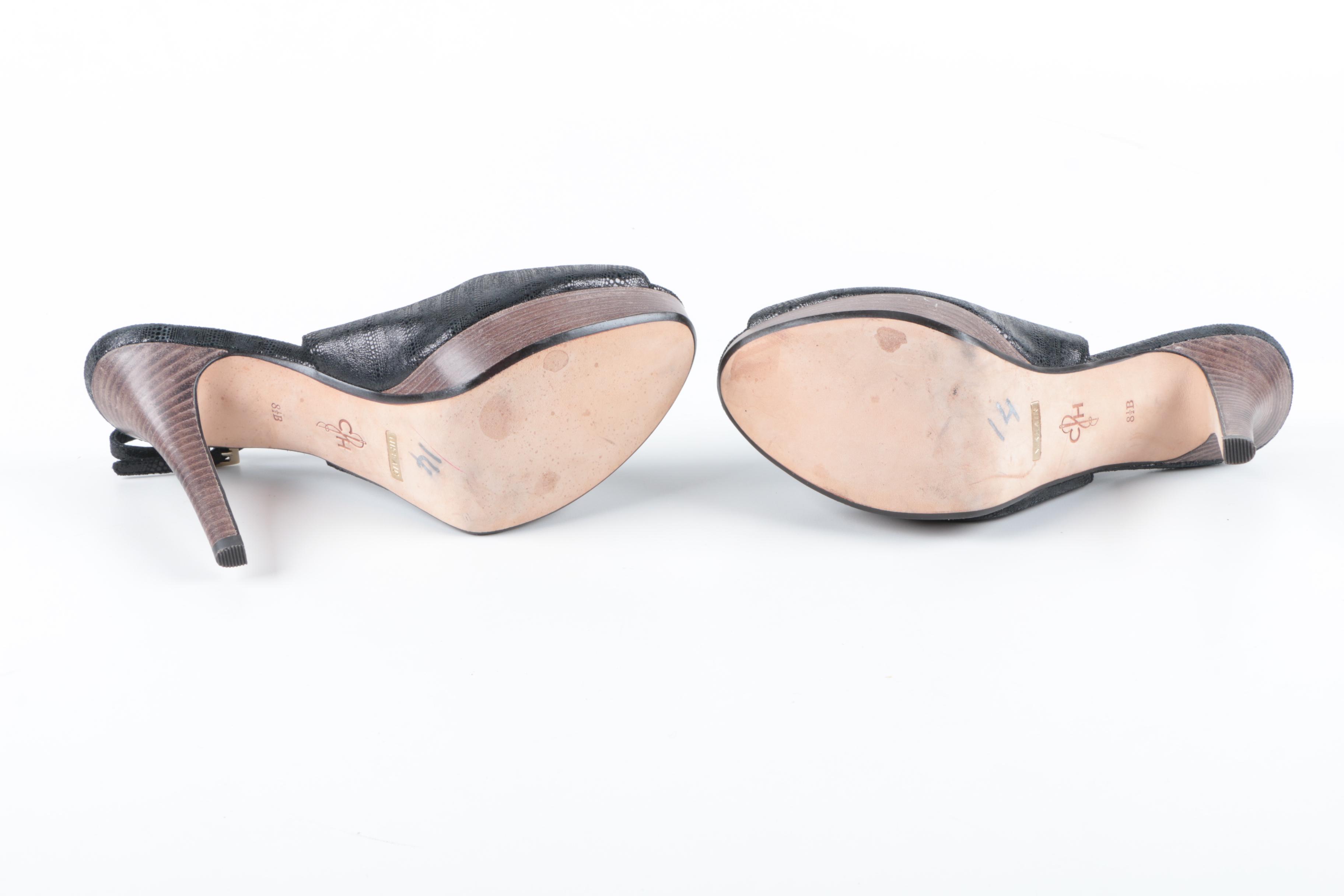 Cole Haan Peep-Toe Slingback Heels by Nike Air