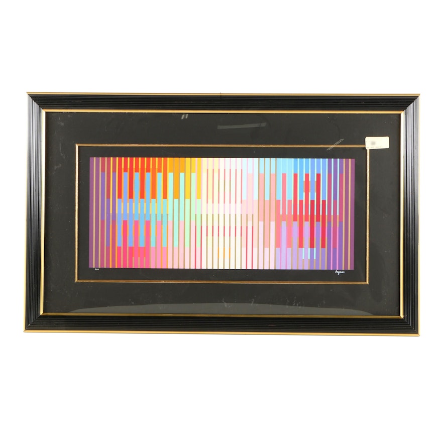 Yaacov Agam Serigraph of Abstract Composition
