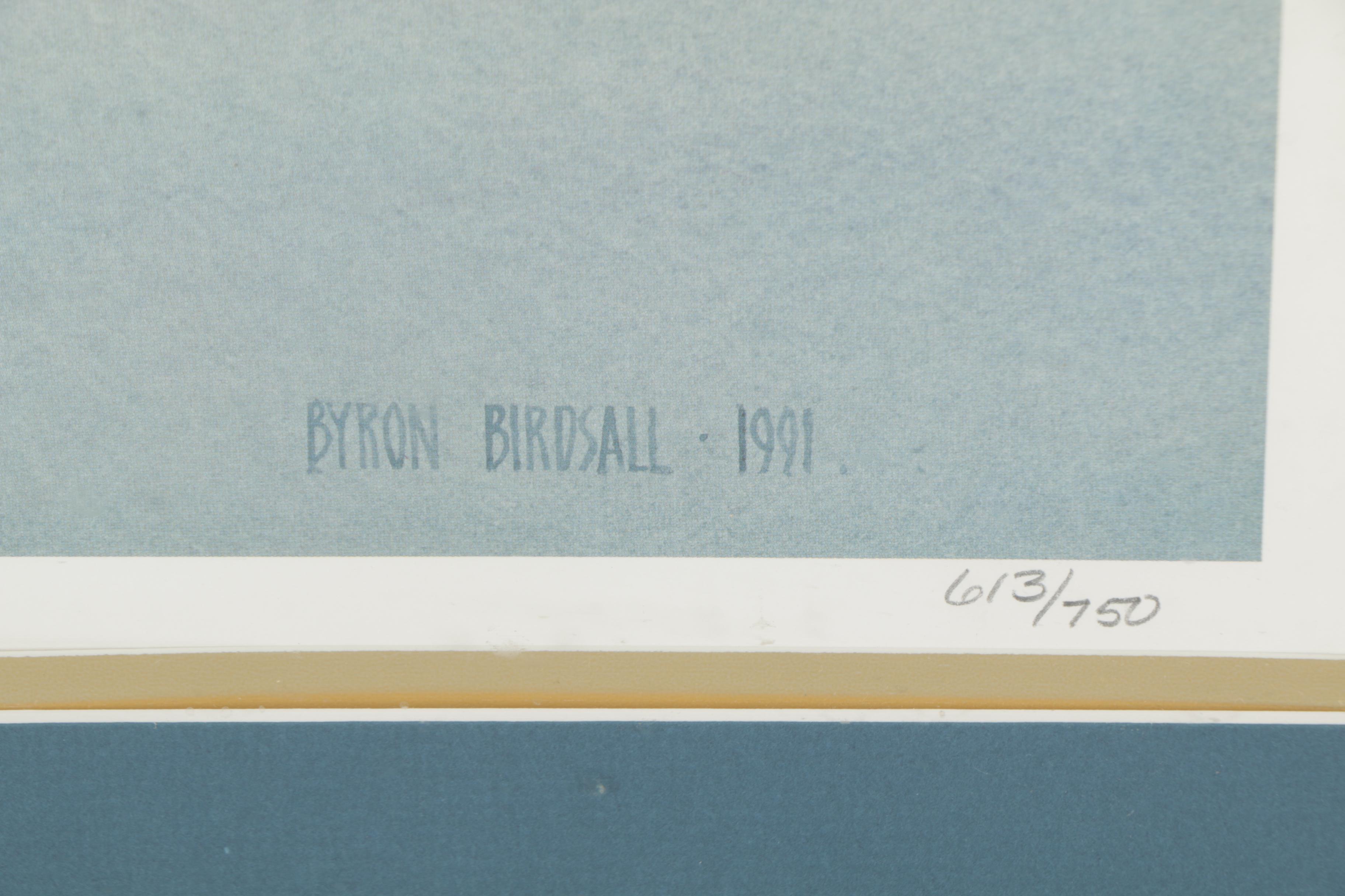 Limited Edition Offset Lithograph After Byron Birdsall "River of Gold"