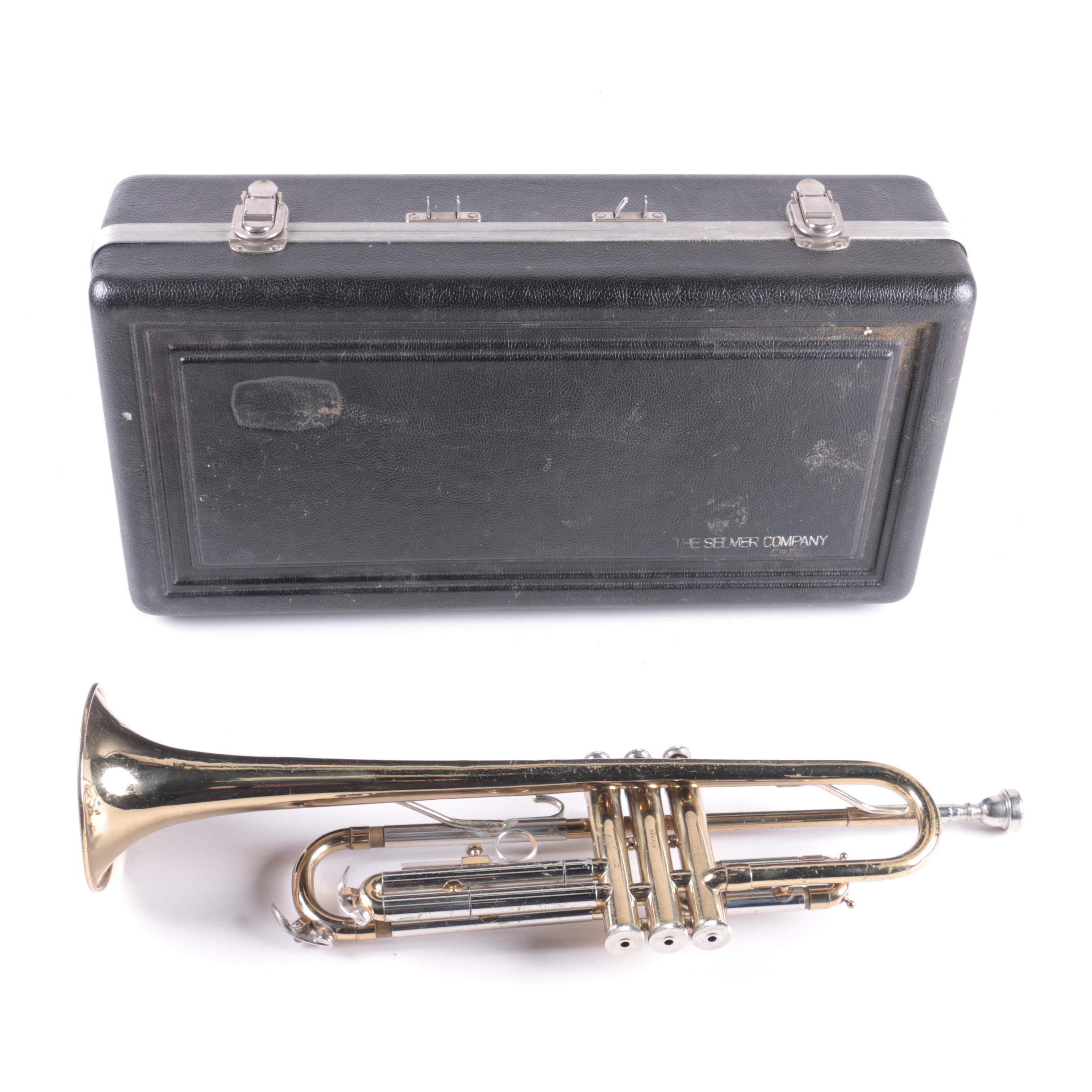 Vintage Selmer Trumpet With Case
