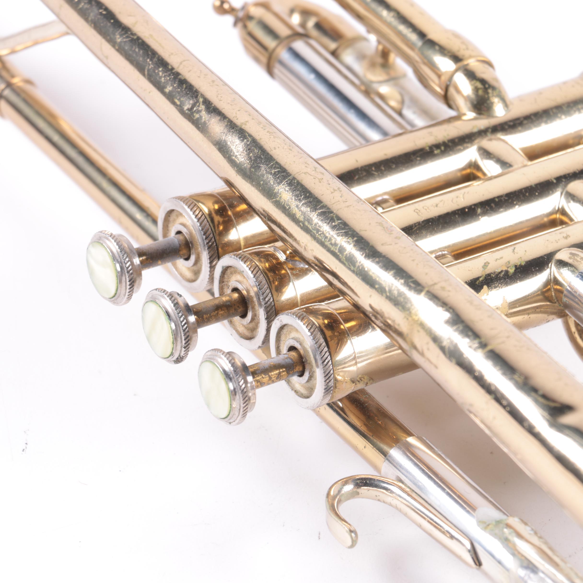 Vintage Selmer Trumpet With Case