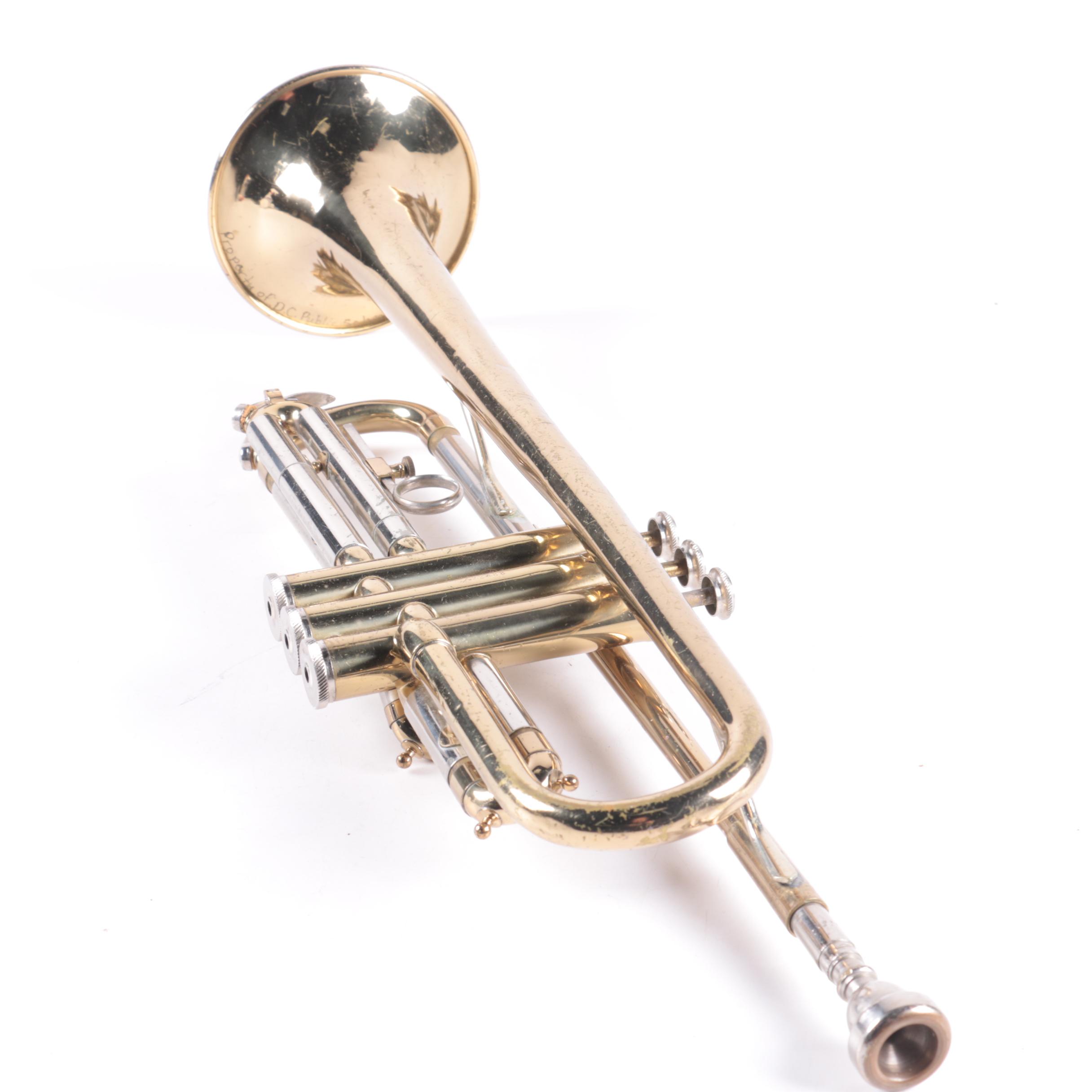 Vintage Selmer Trumpet With Case