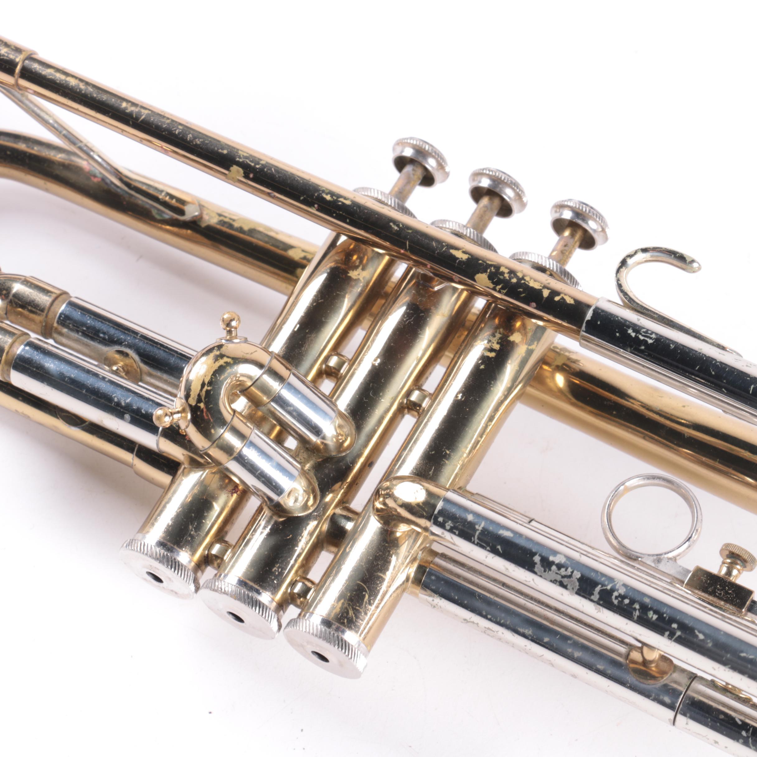 Vintage Selmer Trumpet With Case