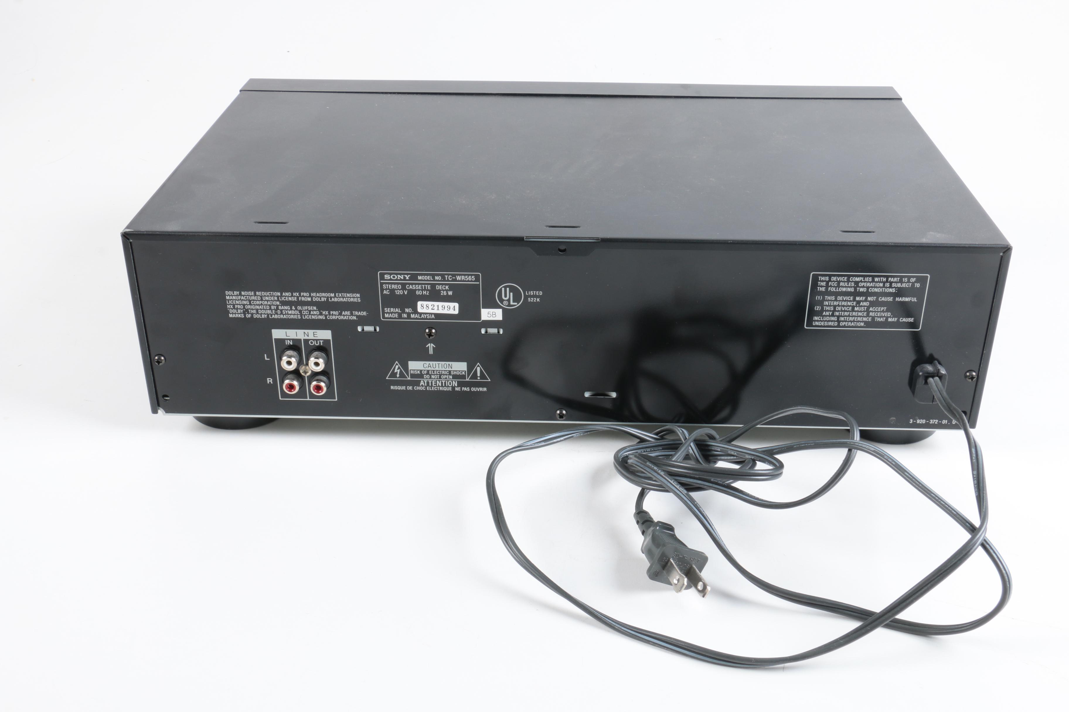 Sony TC-WR565 Cassette Deck