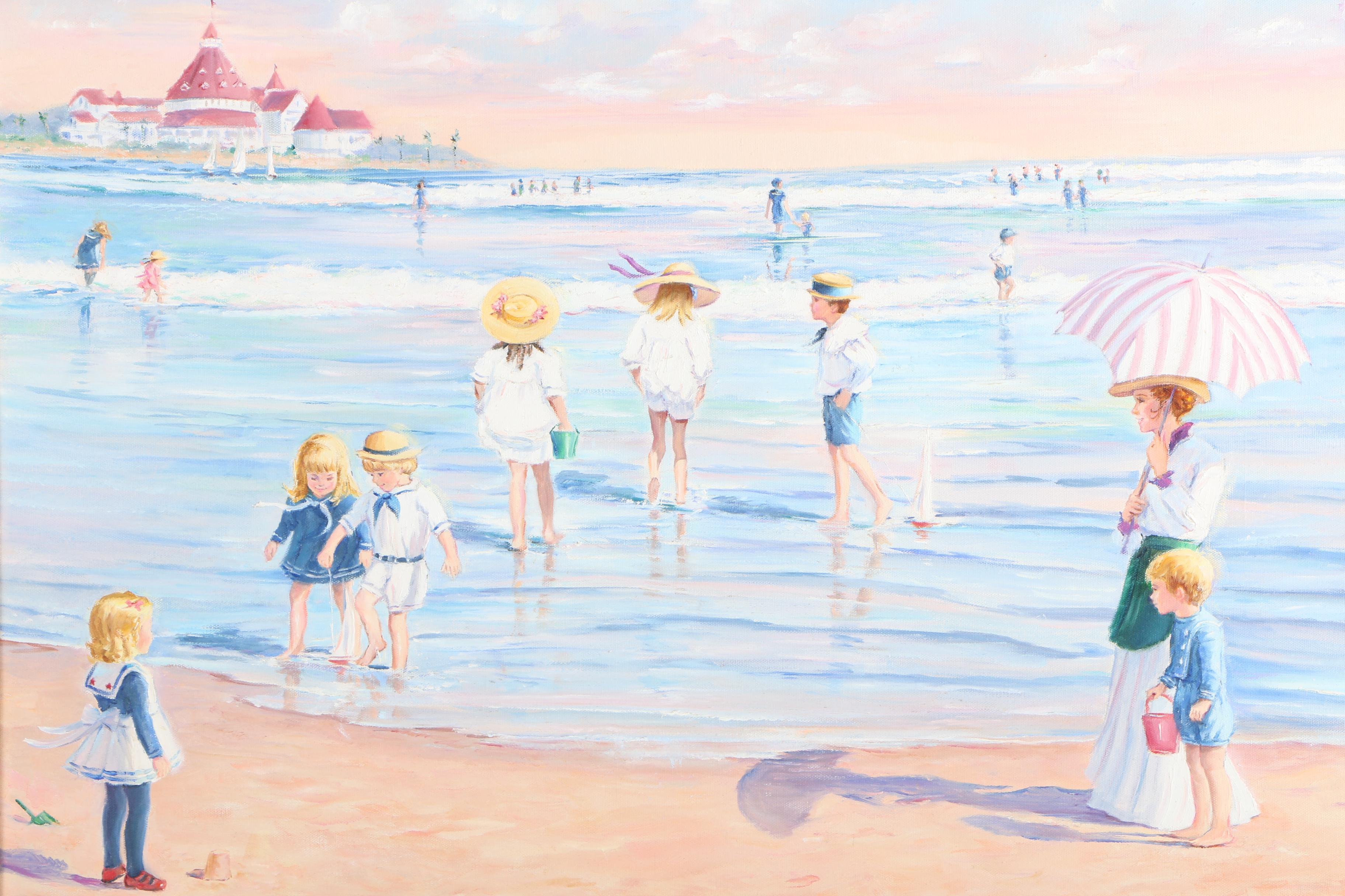 Enid Silverman Oil Painting on Canvas "Summer's Refrain"