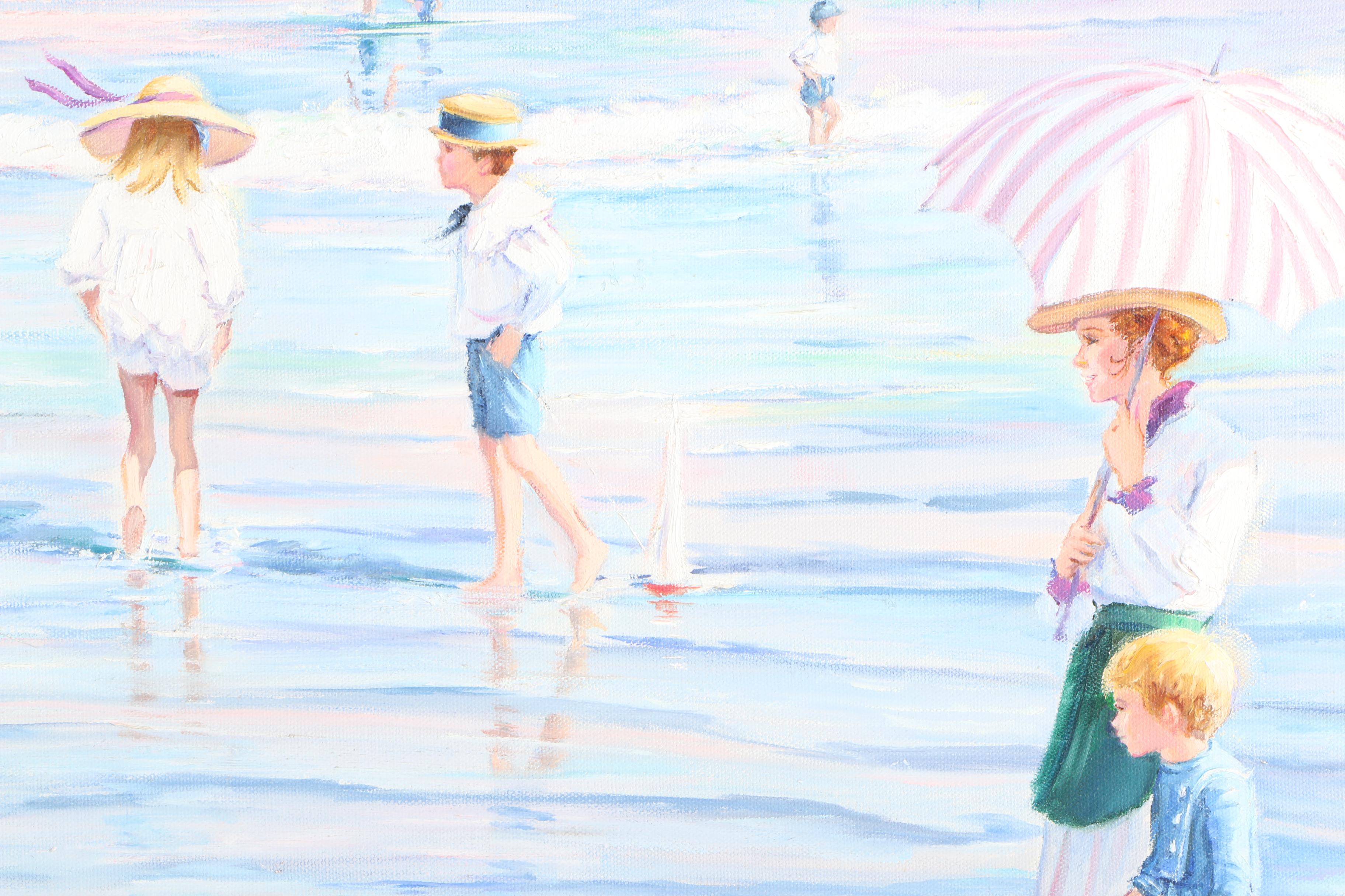 Enid Silverman Oil Painting on Canvas "Summer's Refrain"