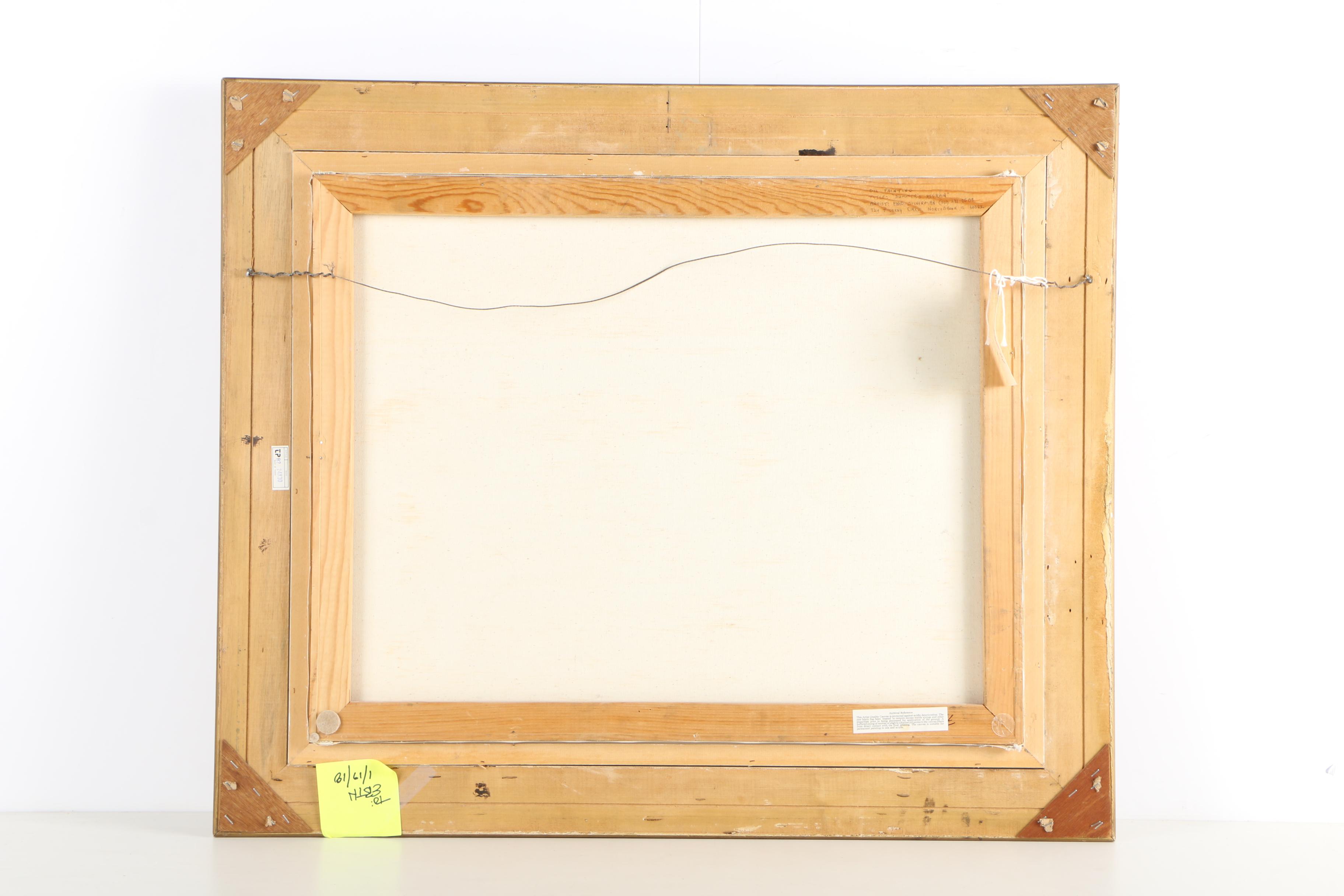 Enid Silverman Oil Painting on Canvas "Summer's Refrain"