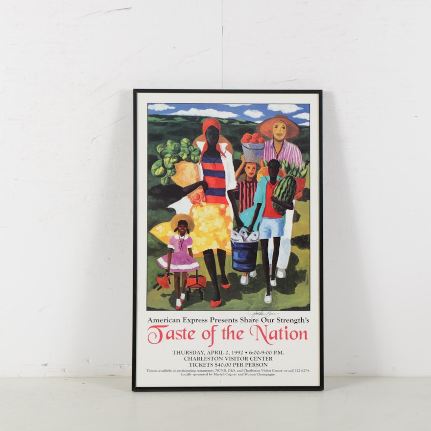 Jonathan Green "Taste of the Nation" Signed Poster