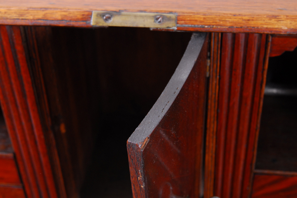 English George III Oak Slant-Front Desk