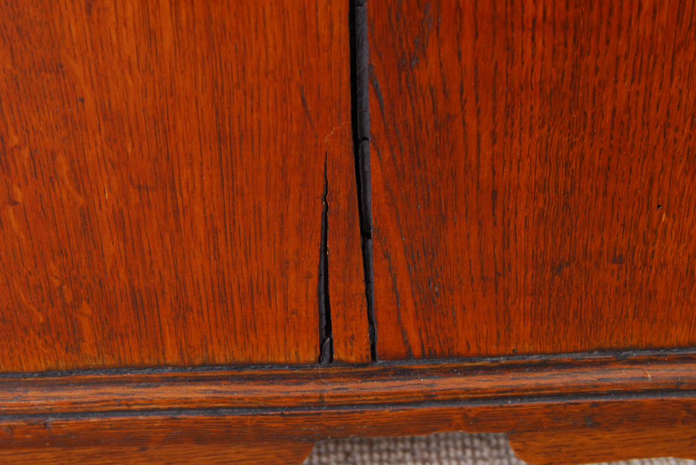 English George III Oak Slant-Front Desk
