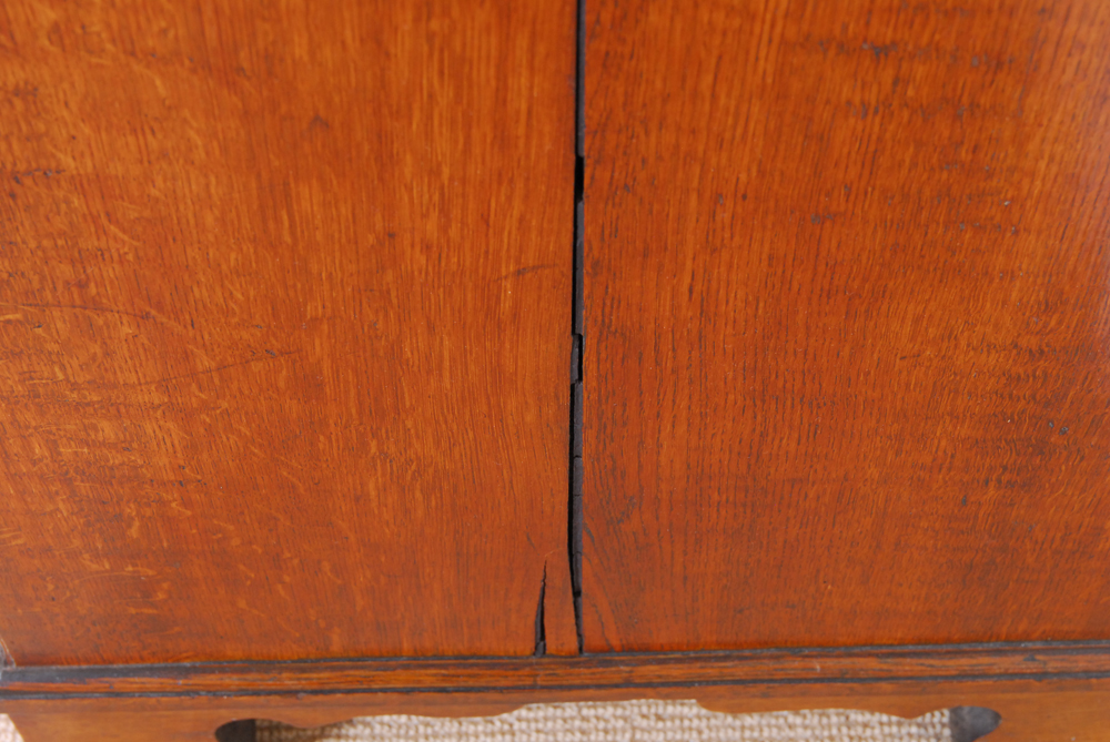 English George III Oak Slant-Front Desk