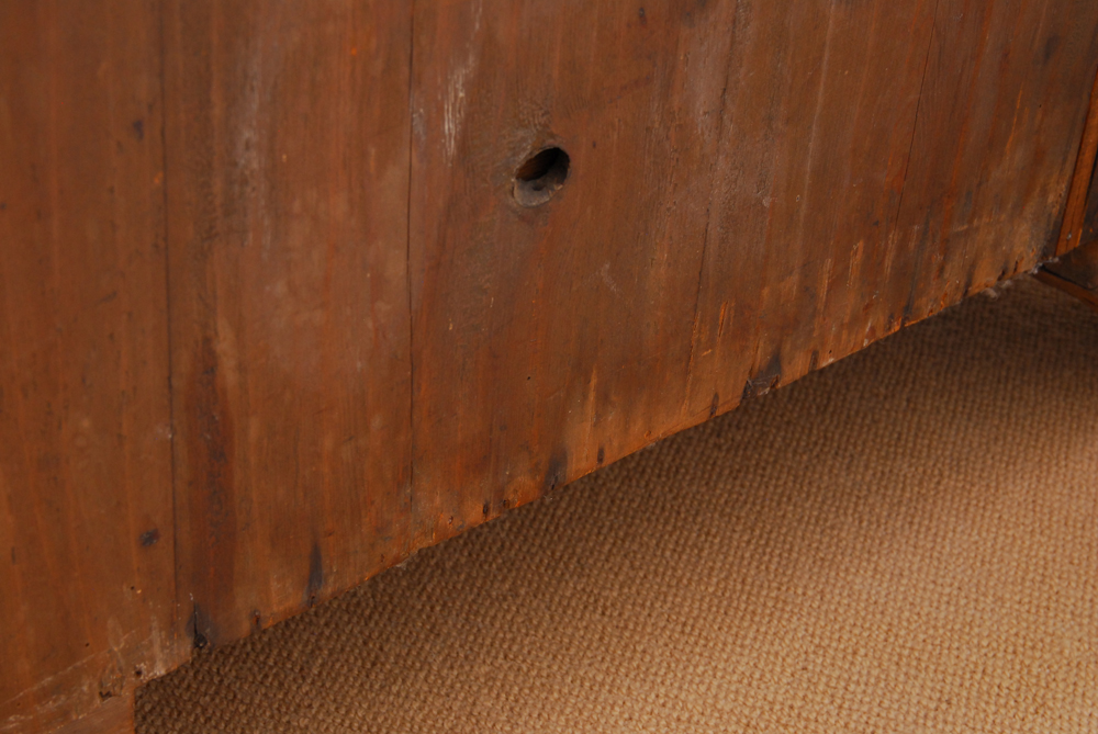 English George III Oak Slant-Front Desk