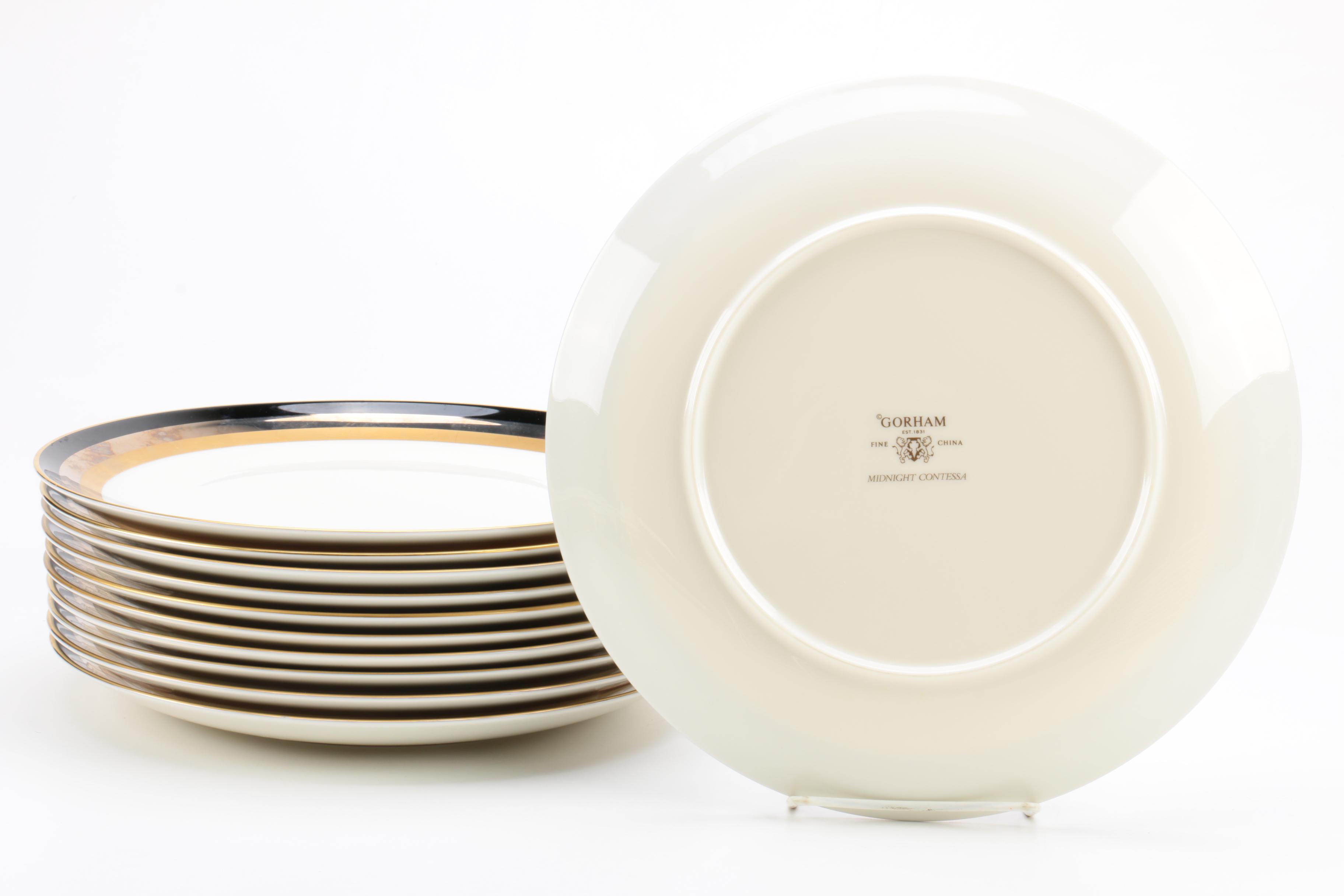 Gorham "Midnight Contessa" Porcelain Tableware