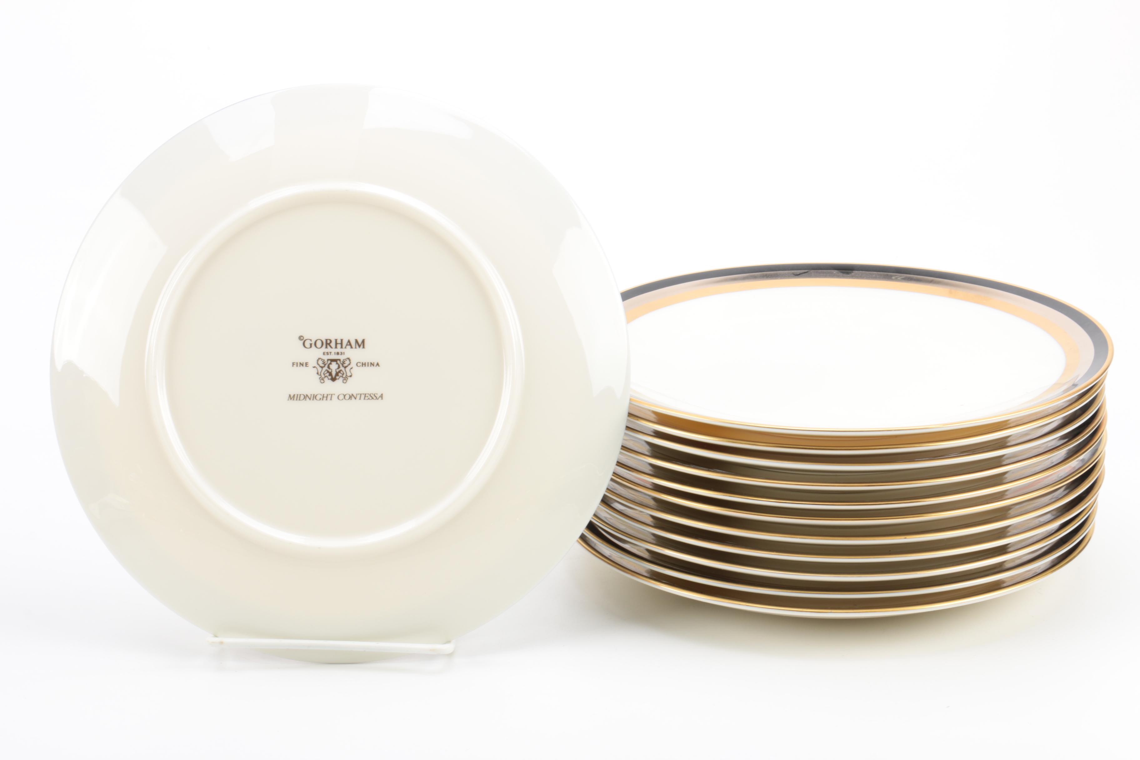 Gorham "Midnight Contessa" Porcelain Tableware