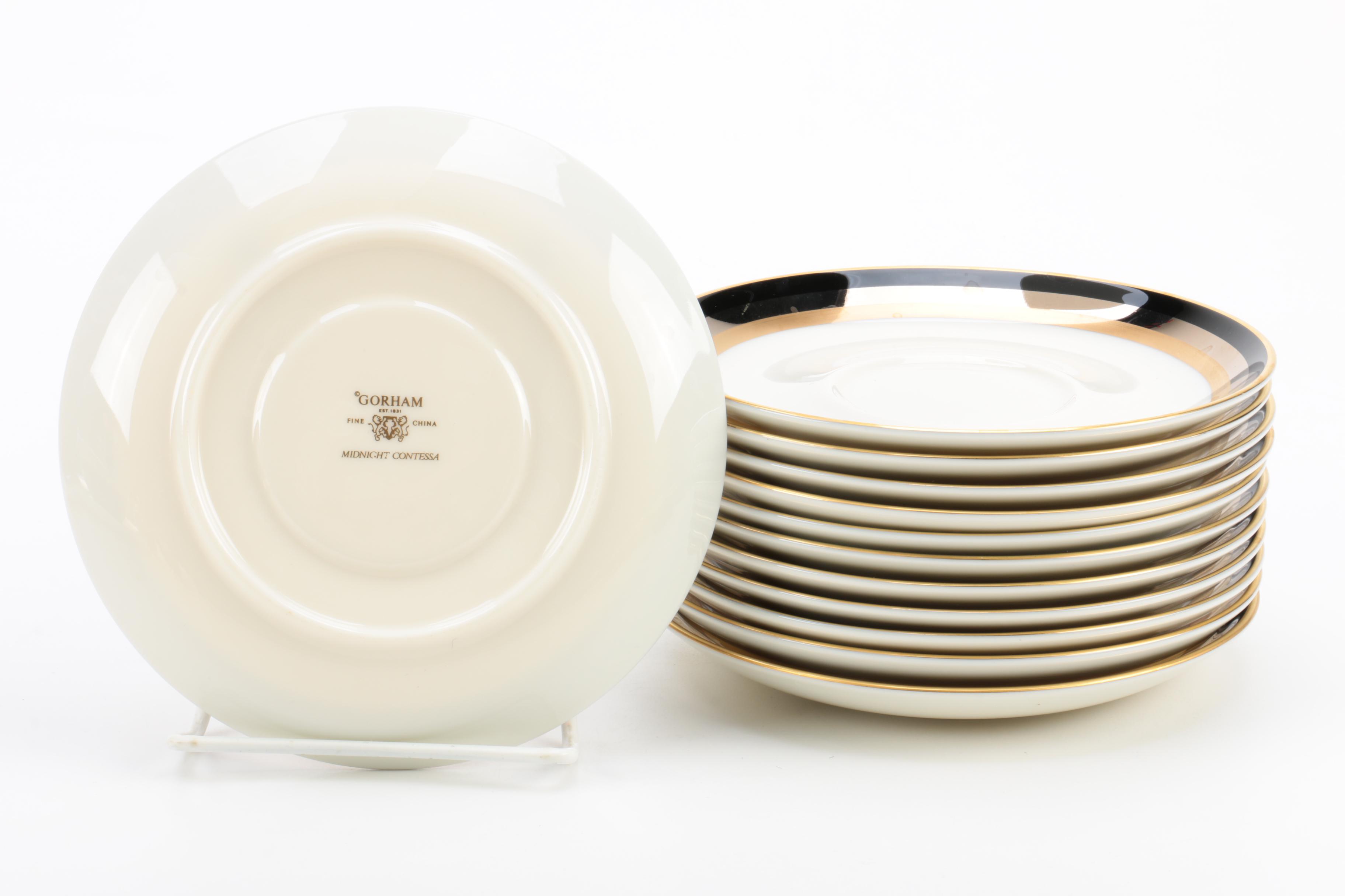 Gorham "Midnight Contessa" Porcelain Tableware