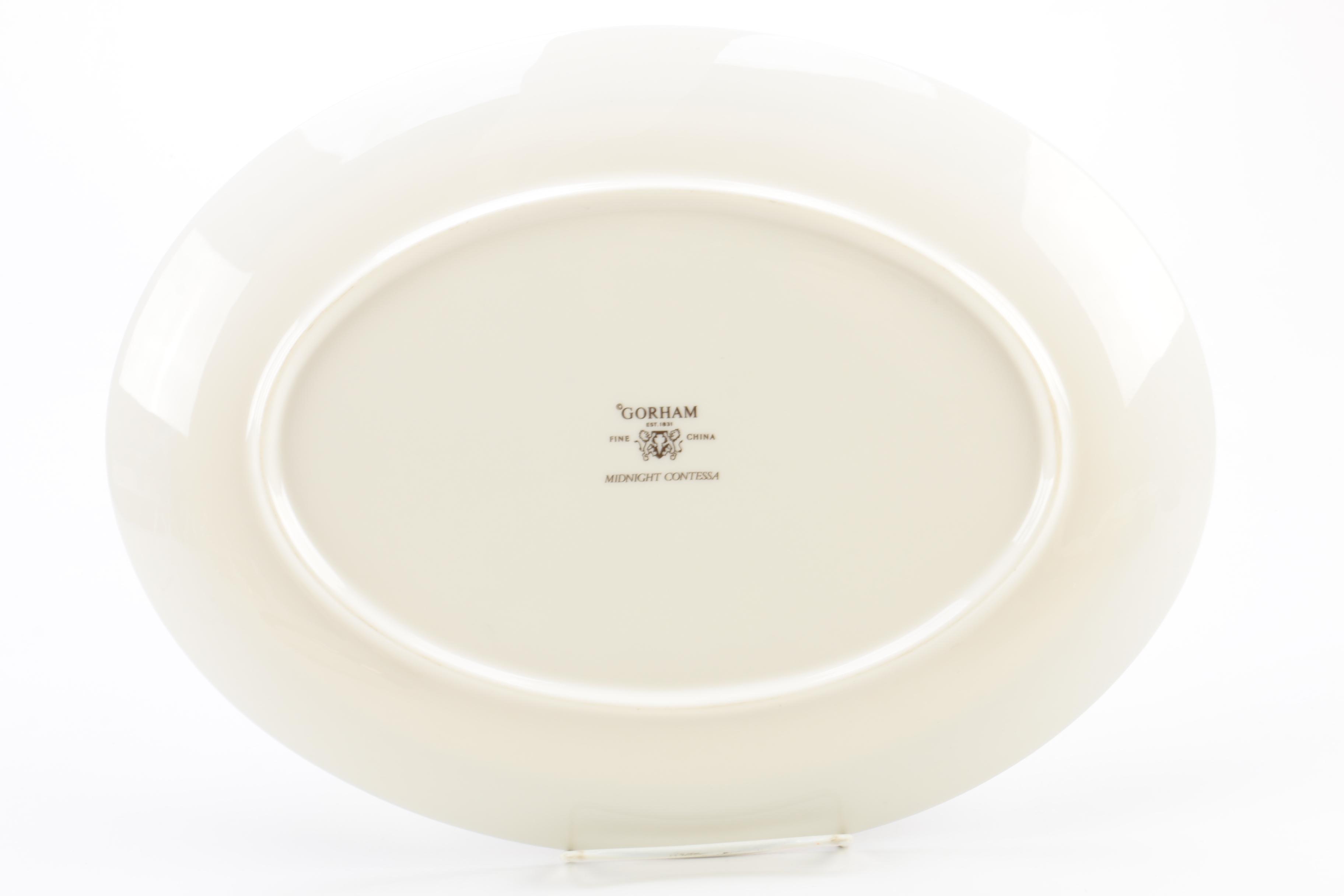 Gorham "Midnight Contessa" Porcelain Tableware