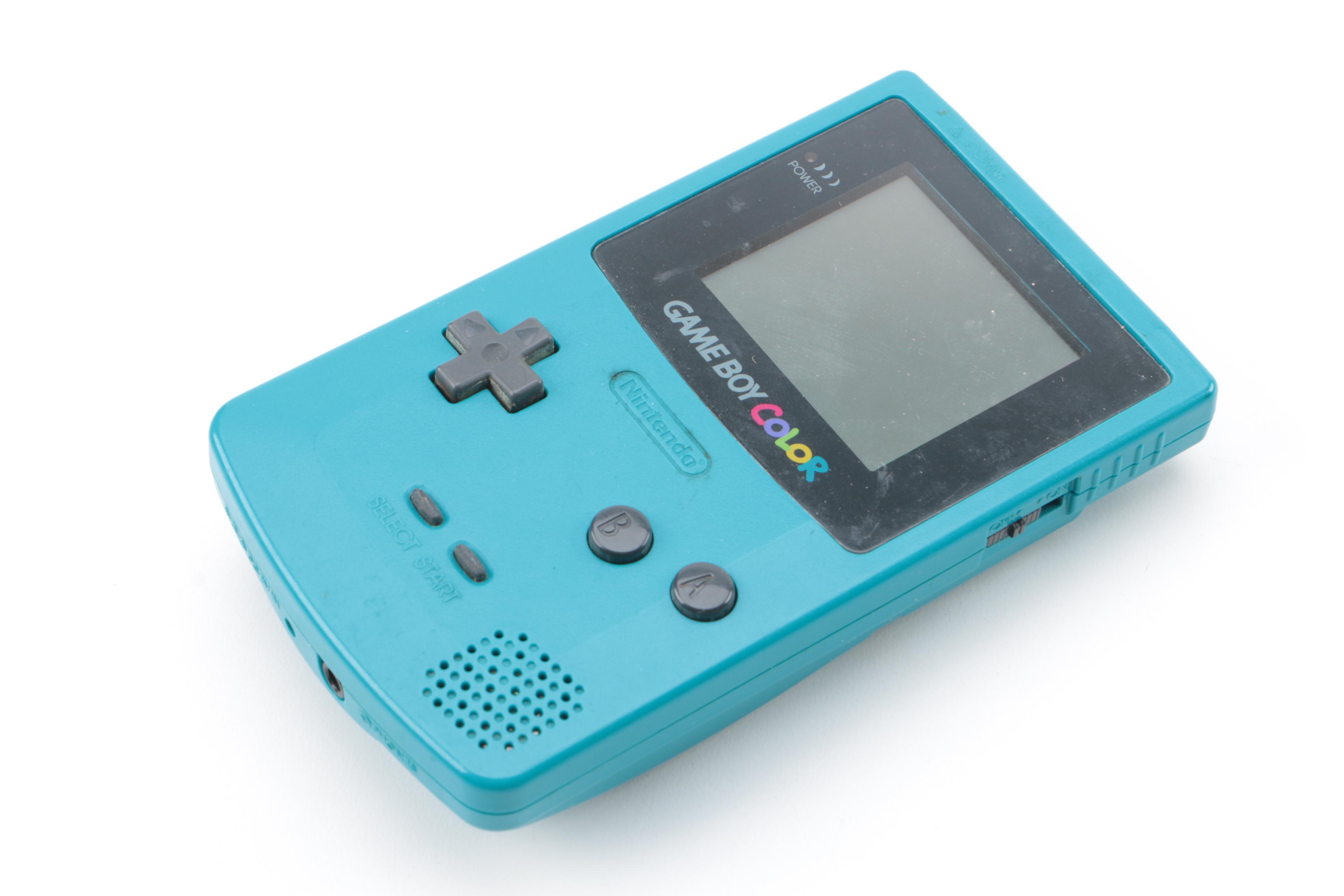 Game Boy Color Handheld Console and Games