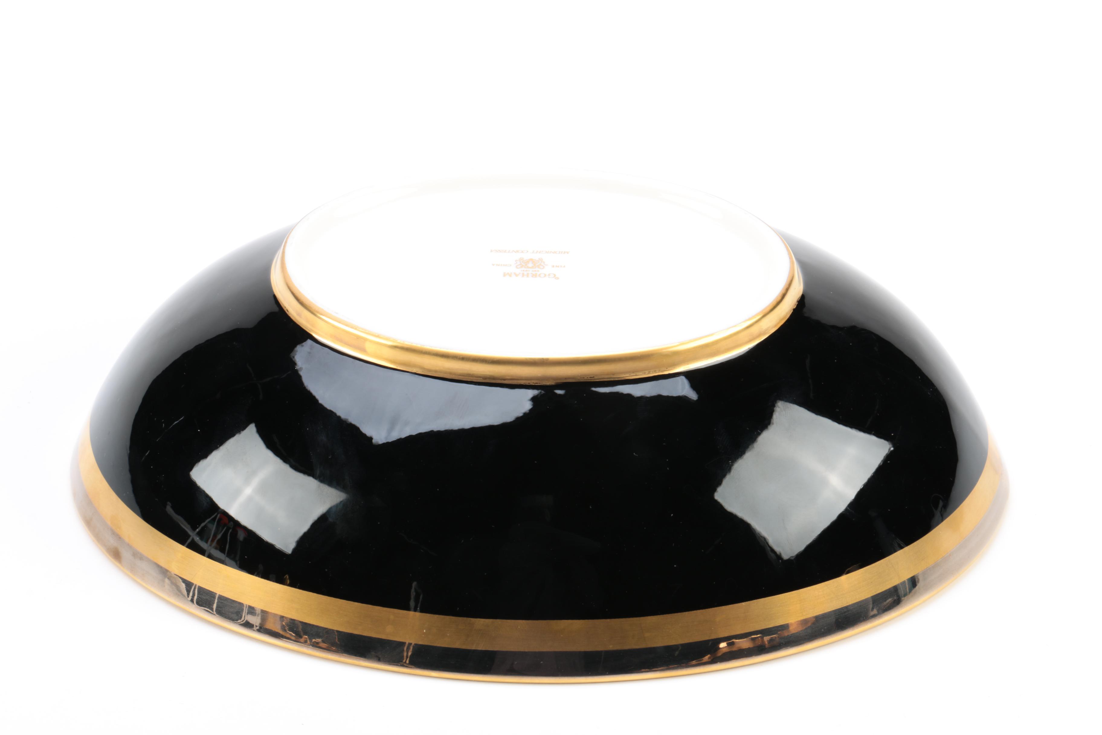 Gorham "Midnight Contessa" Porcelain Tableware