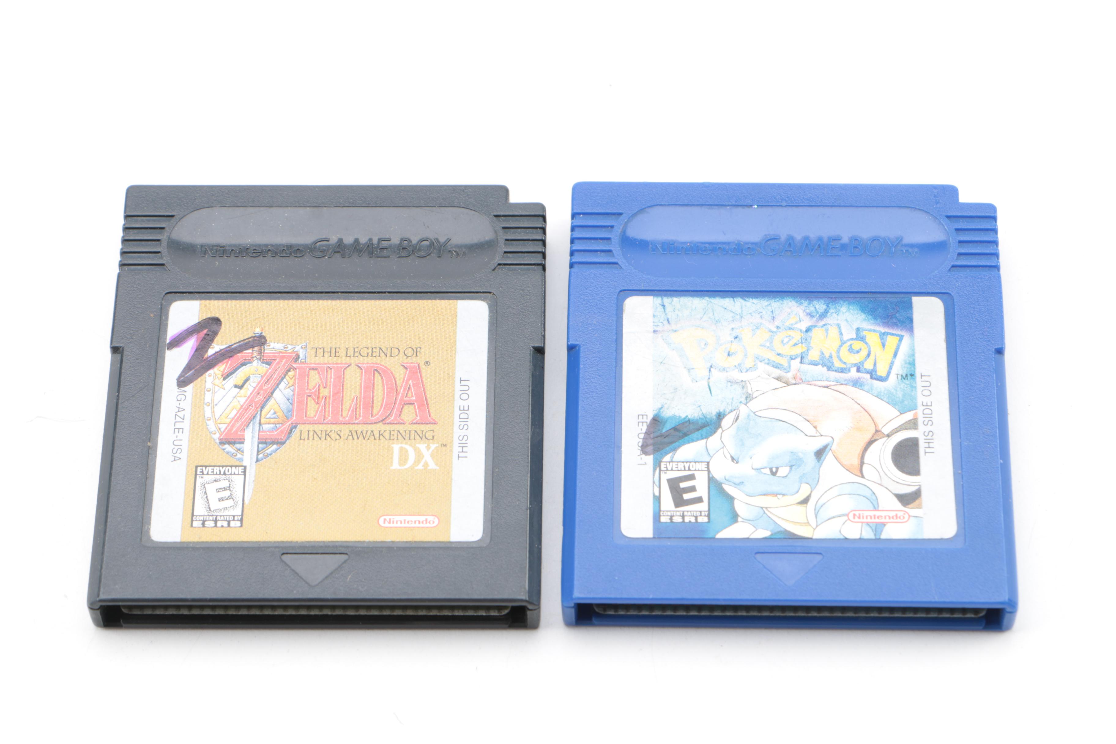 Game Boy Color Handheld Console and Games