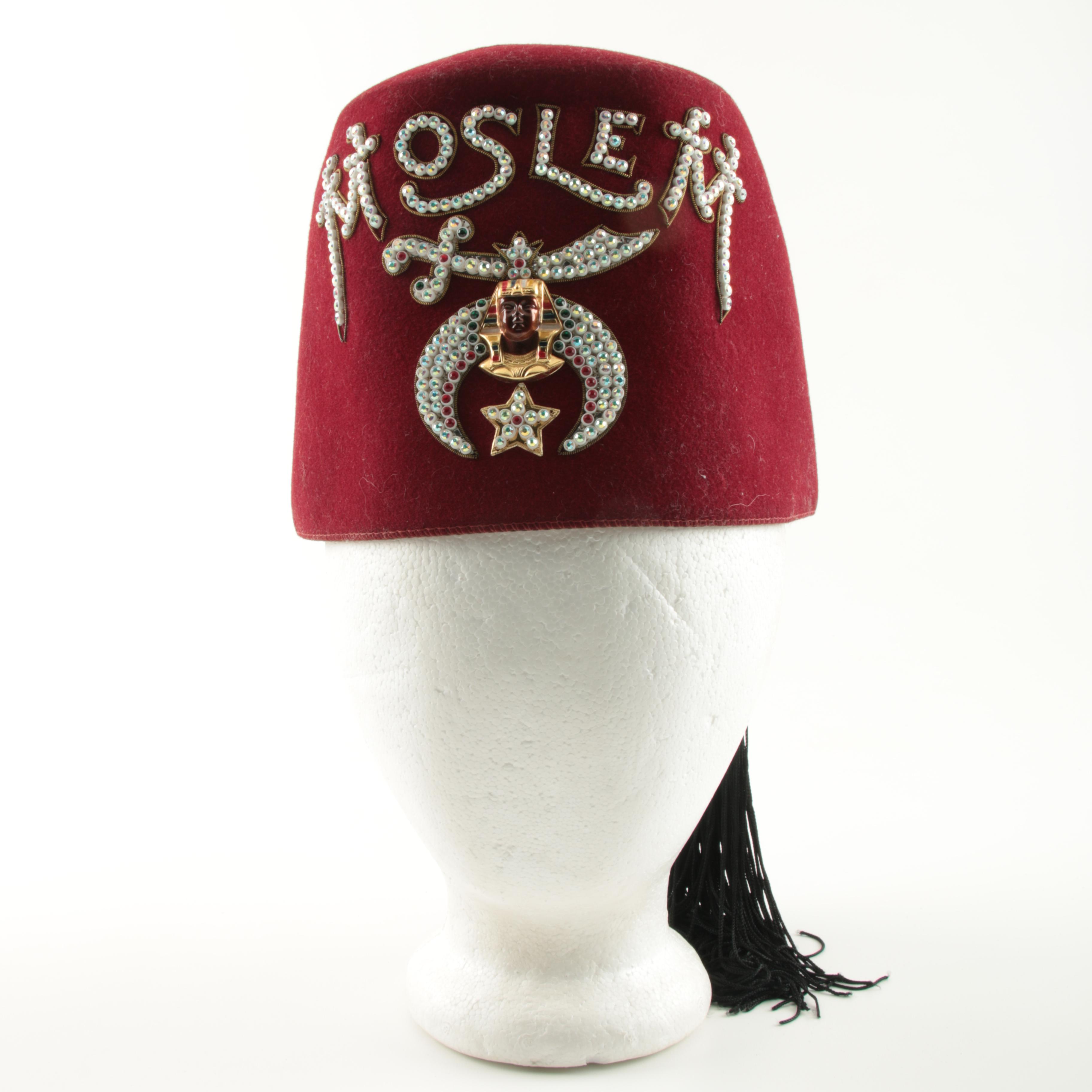 Vintage Shriners Fez