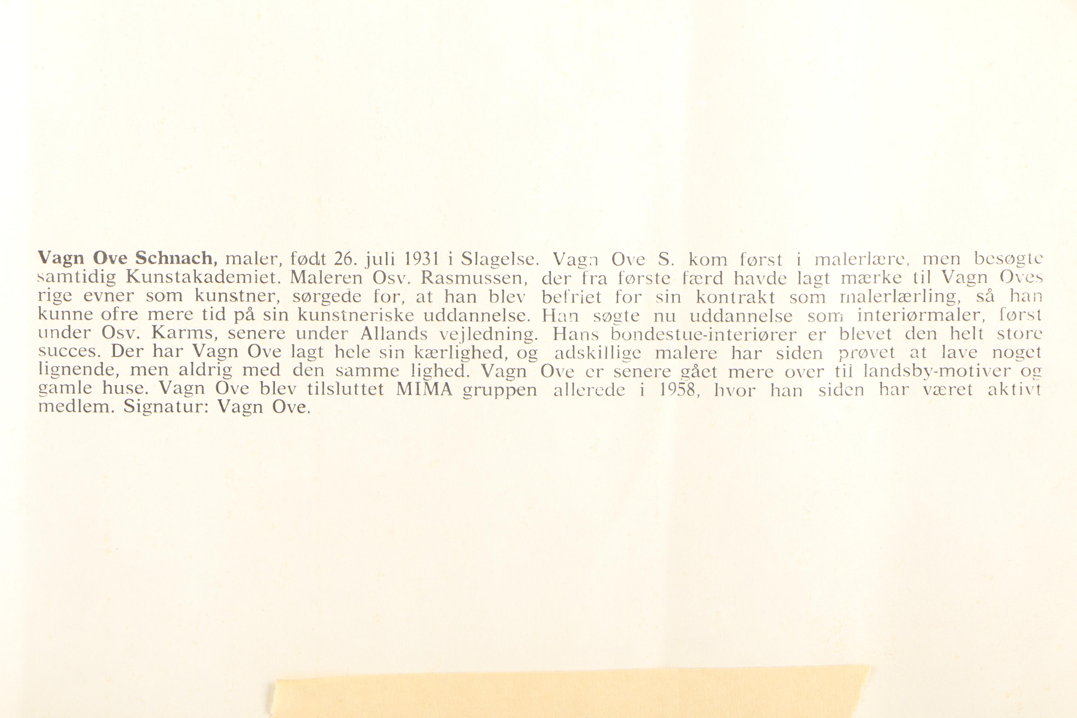 Vagn Ove Schnach Oil Painting