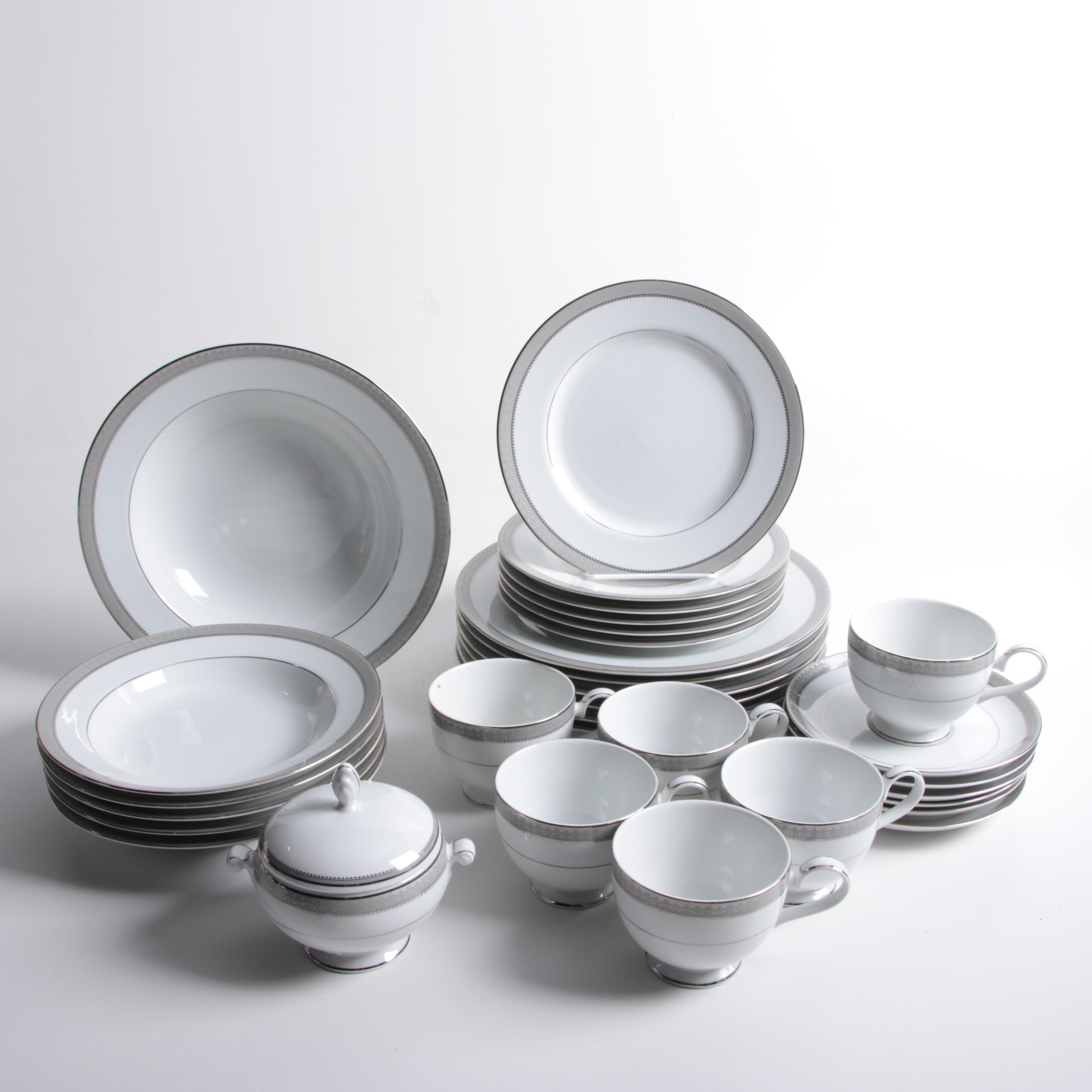 Mikasa "Platinum Crown" Porcelain Tableware